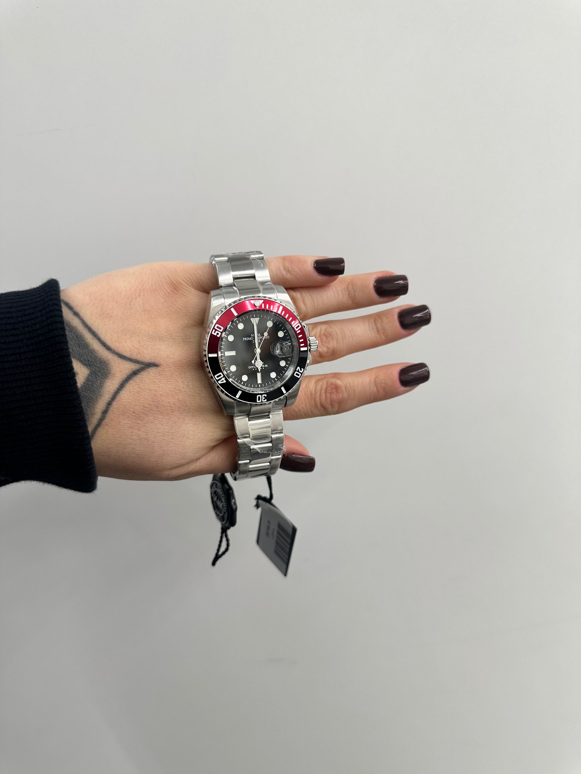 OROLOGIO PRIMO EMPORIO NERO E ROSSO