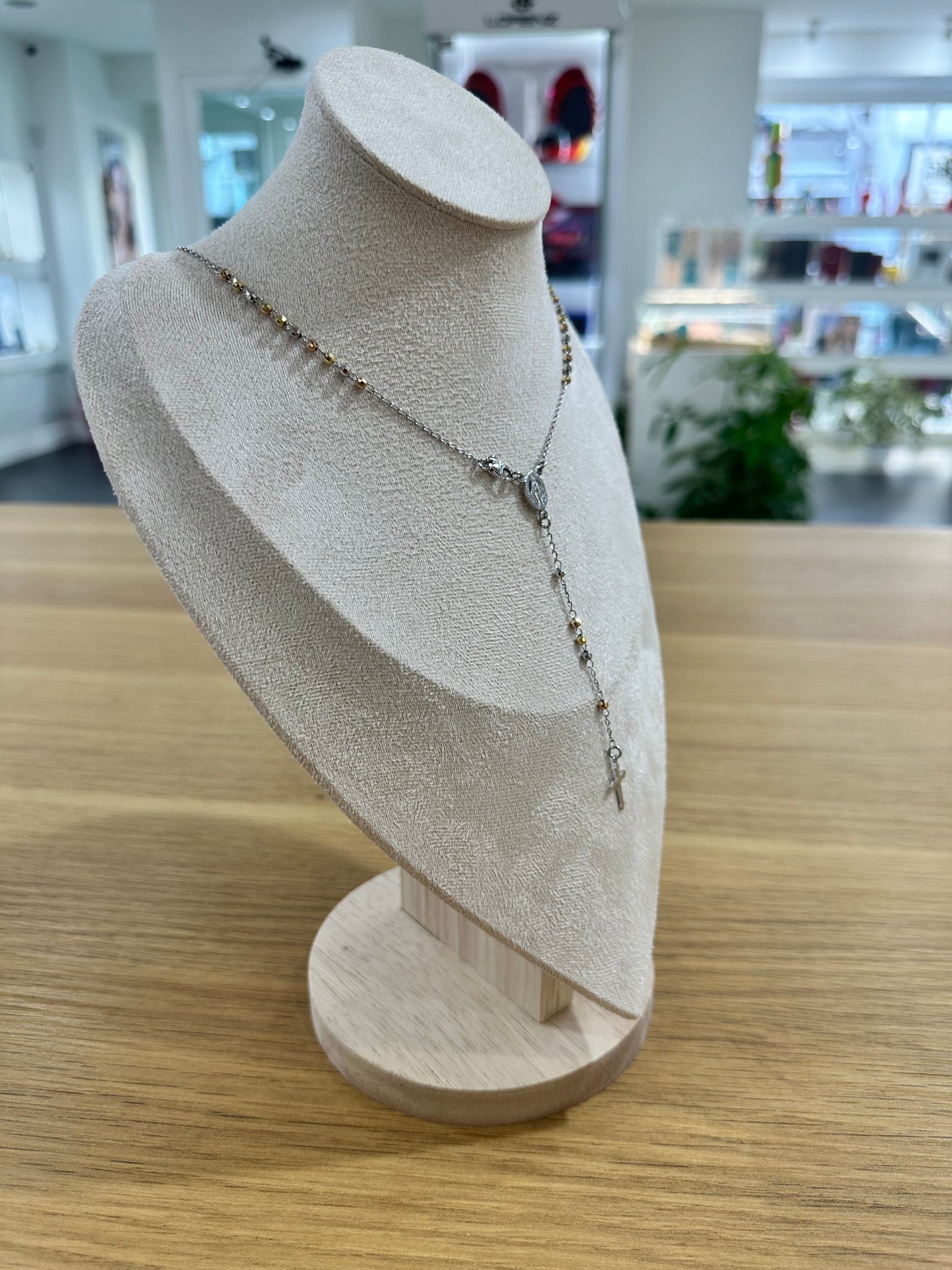 COLLANA ROSARIO MILLE LUCI ARGENTO 925