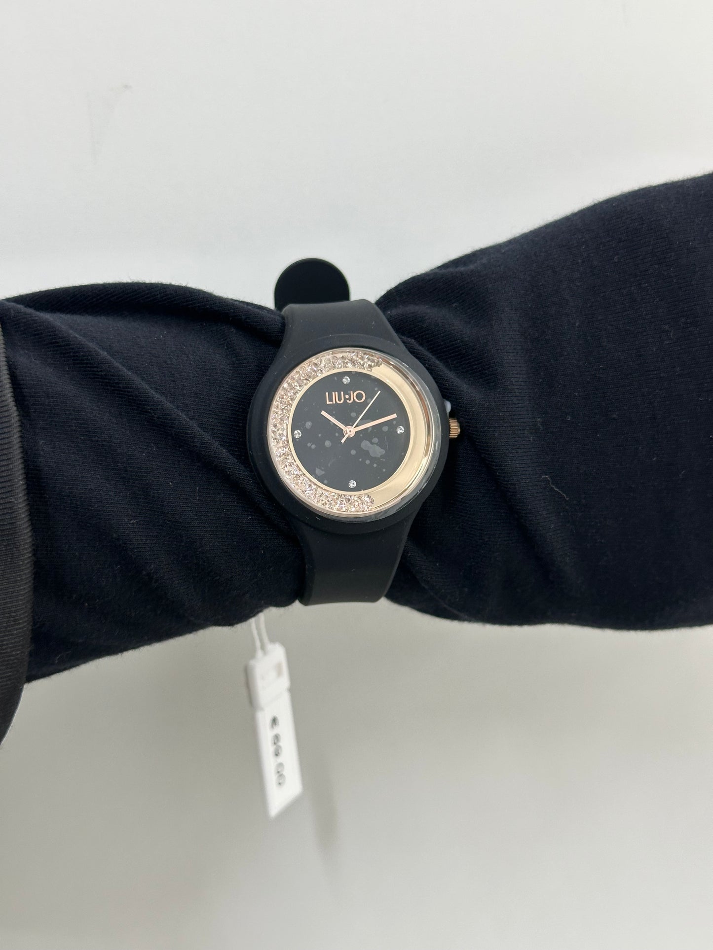 OROLOGIO LIU JO IN GOMMA NERO