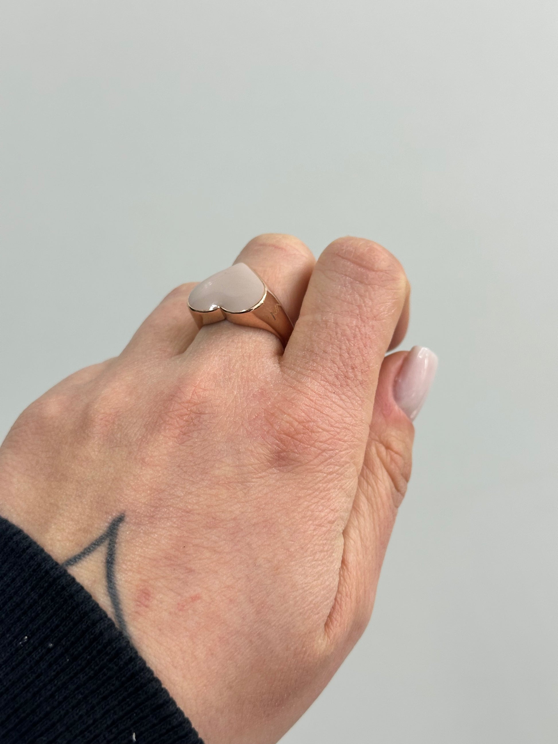 ANELLO CUORE SMALTATO