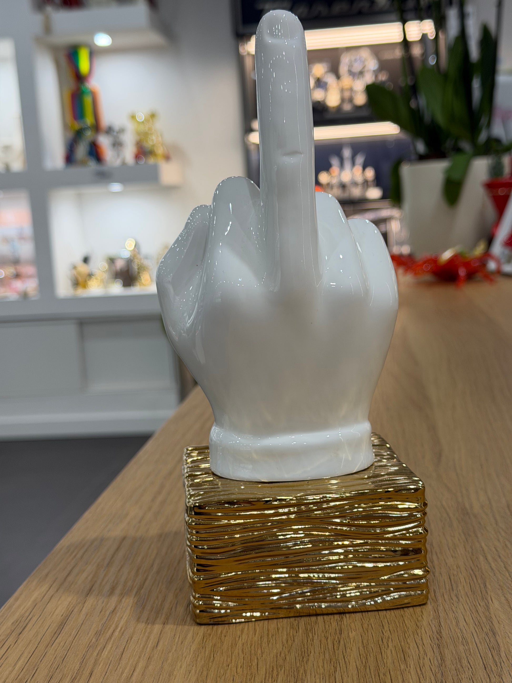 STATUETTA VAFF* LAMINATA IN ARGENTO