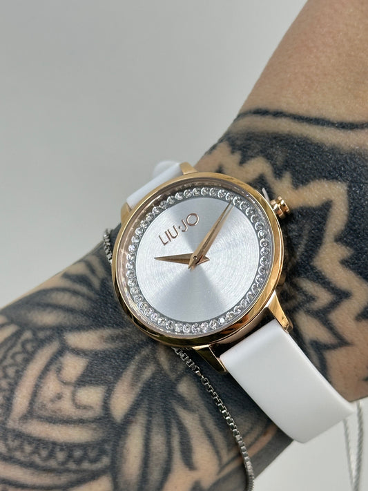 OROLOGIO LIU JO IN GOMMA BIANCA