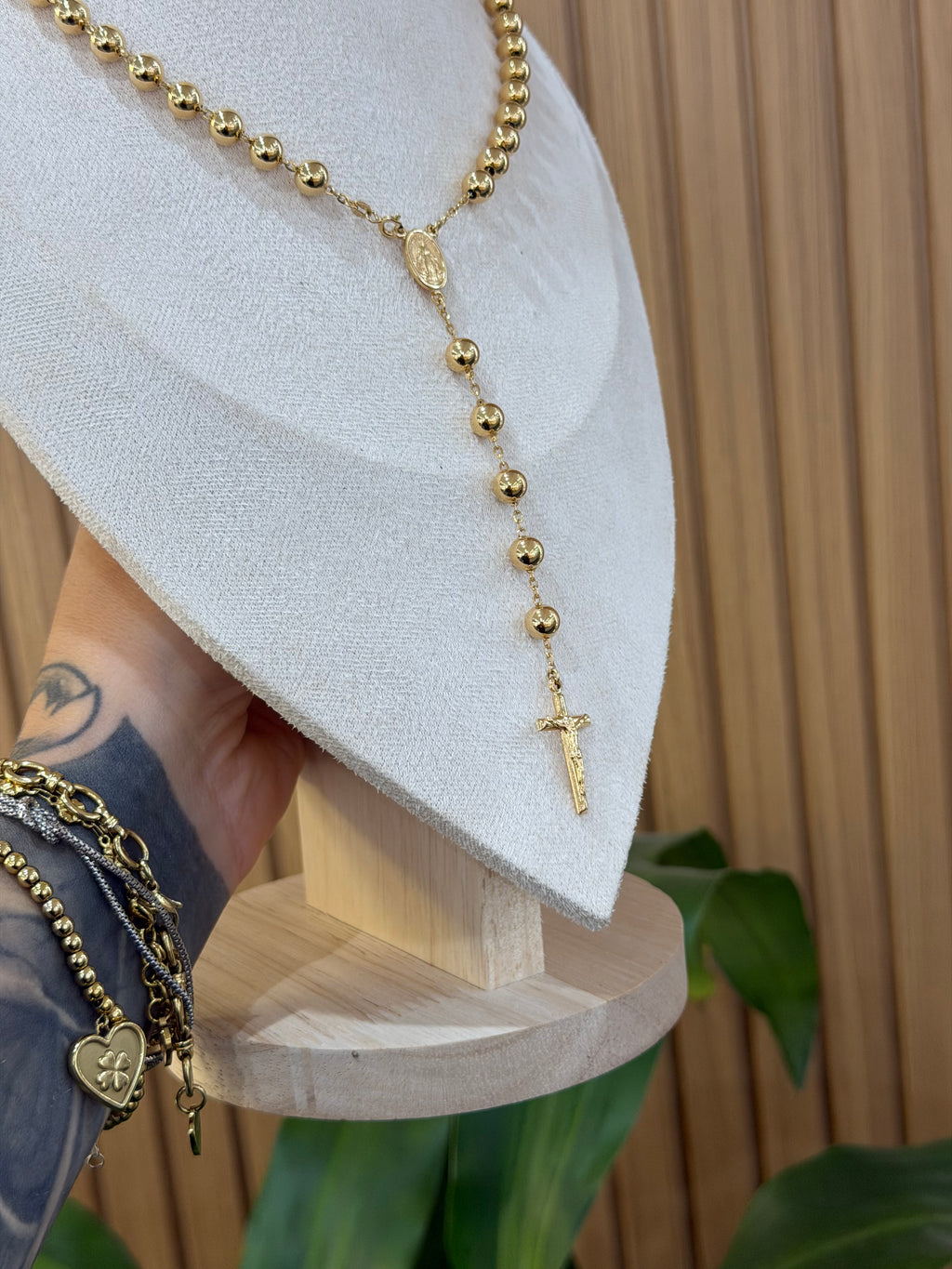 ROSARIO ORO 18KT BIG