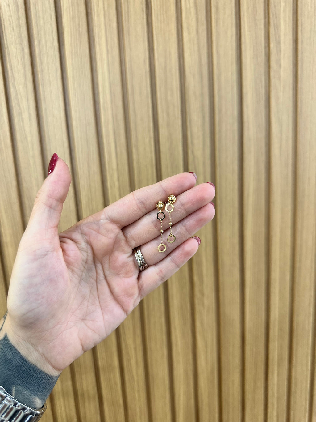 ORECCHINI PENDENTI ORO 18KT