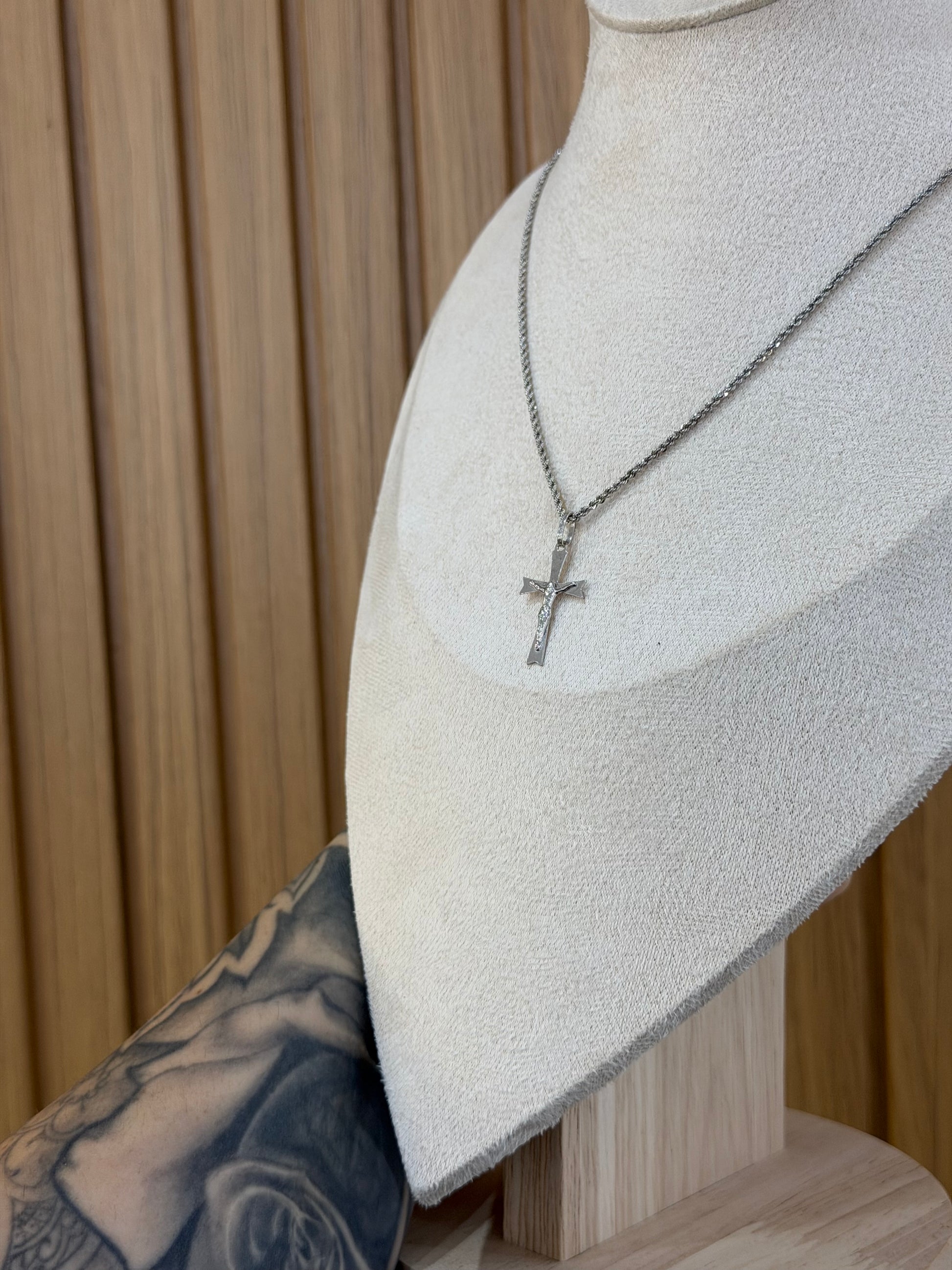 COLLANA ORO 18KT CON CROCE