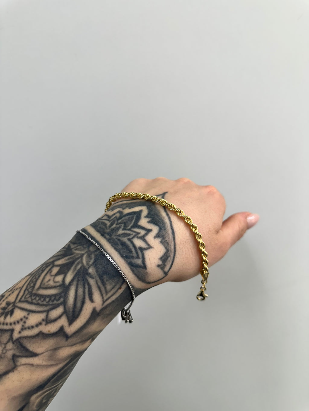 BRACCIALE LASER ARGENTO 925 CON DORATURA