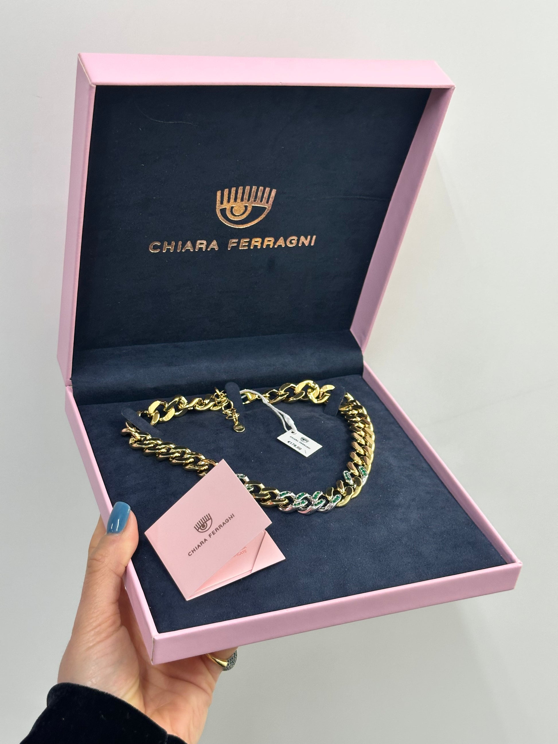 COLLANA GRUMETTA GREEN CHIARA FERRAGNI COLLECTION