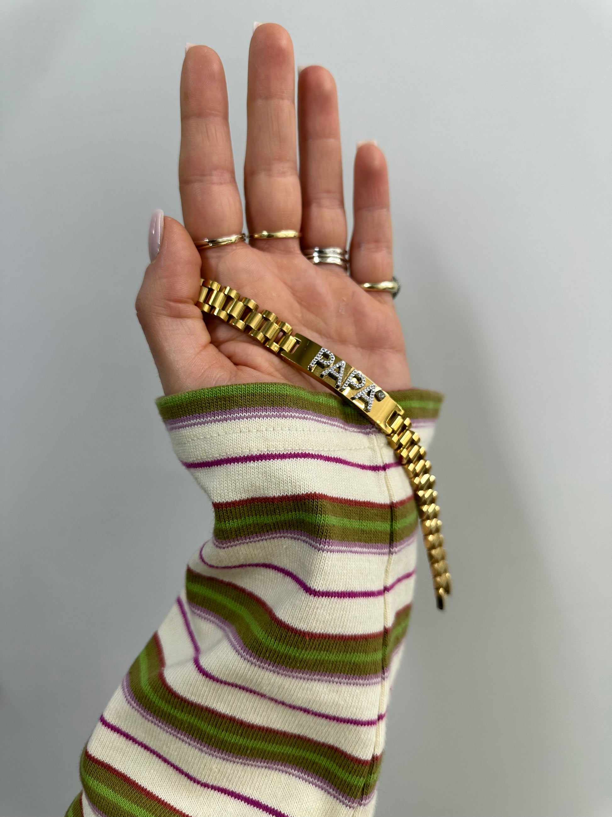 BRACCIALE GOLD PAPÁ