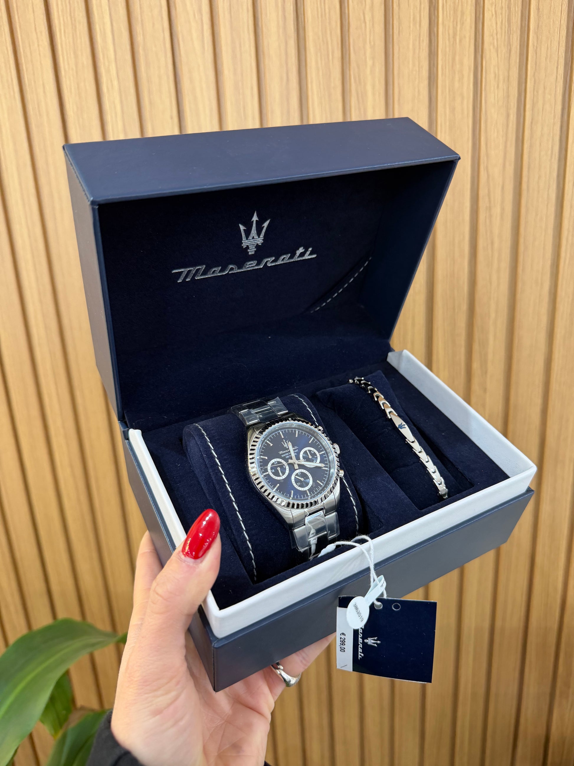 OROLOGIO MASERATI COMPETIZIONE CON BRACCIALE