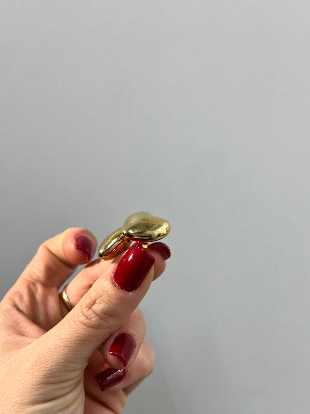 ORECCHINI CUORI ELETTROFORMATI ORO 18KT