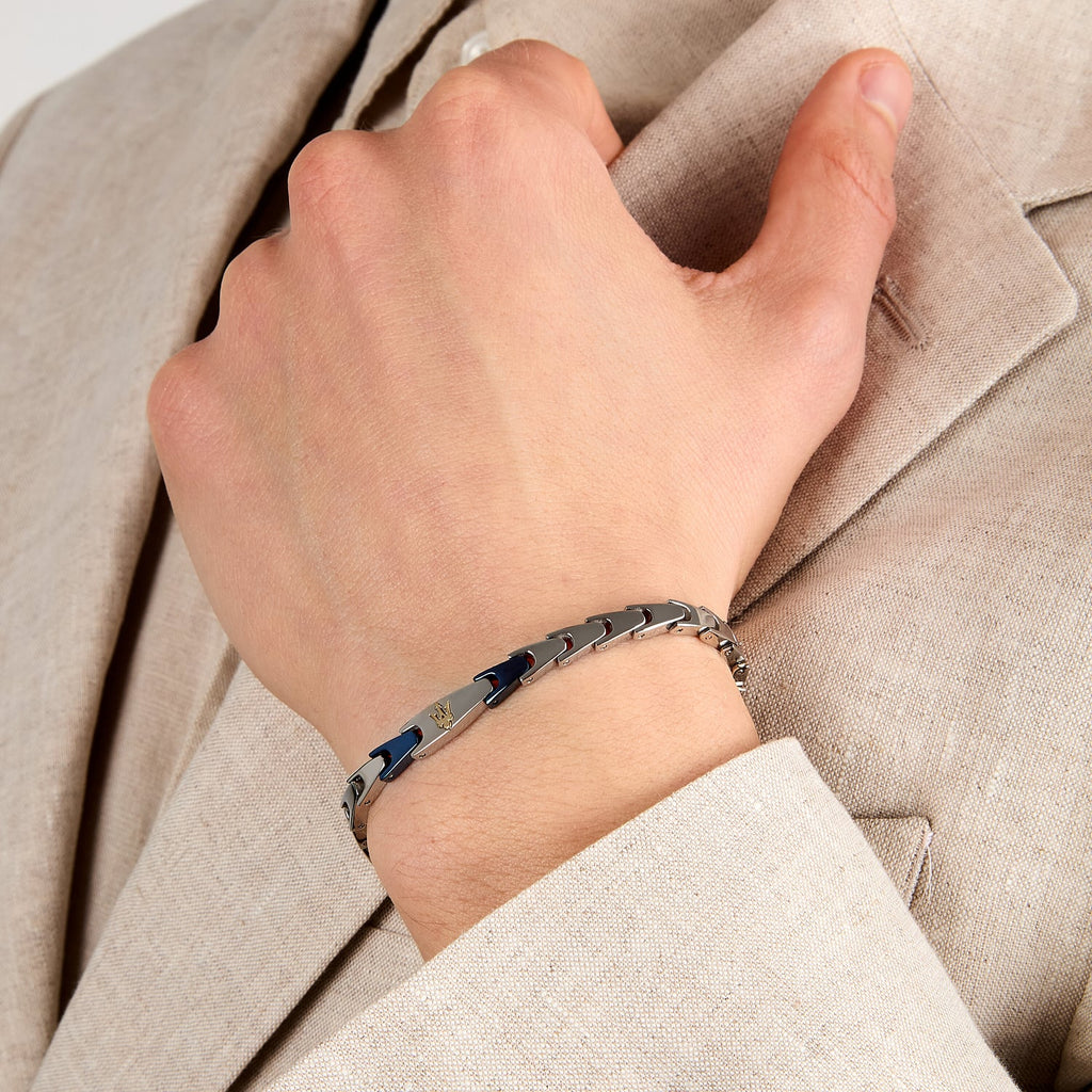 BRACCIALE MASERATI ICONIC BLUE