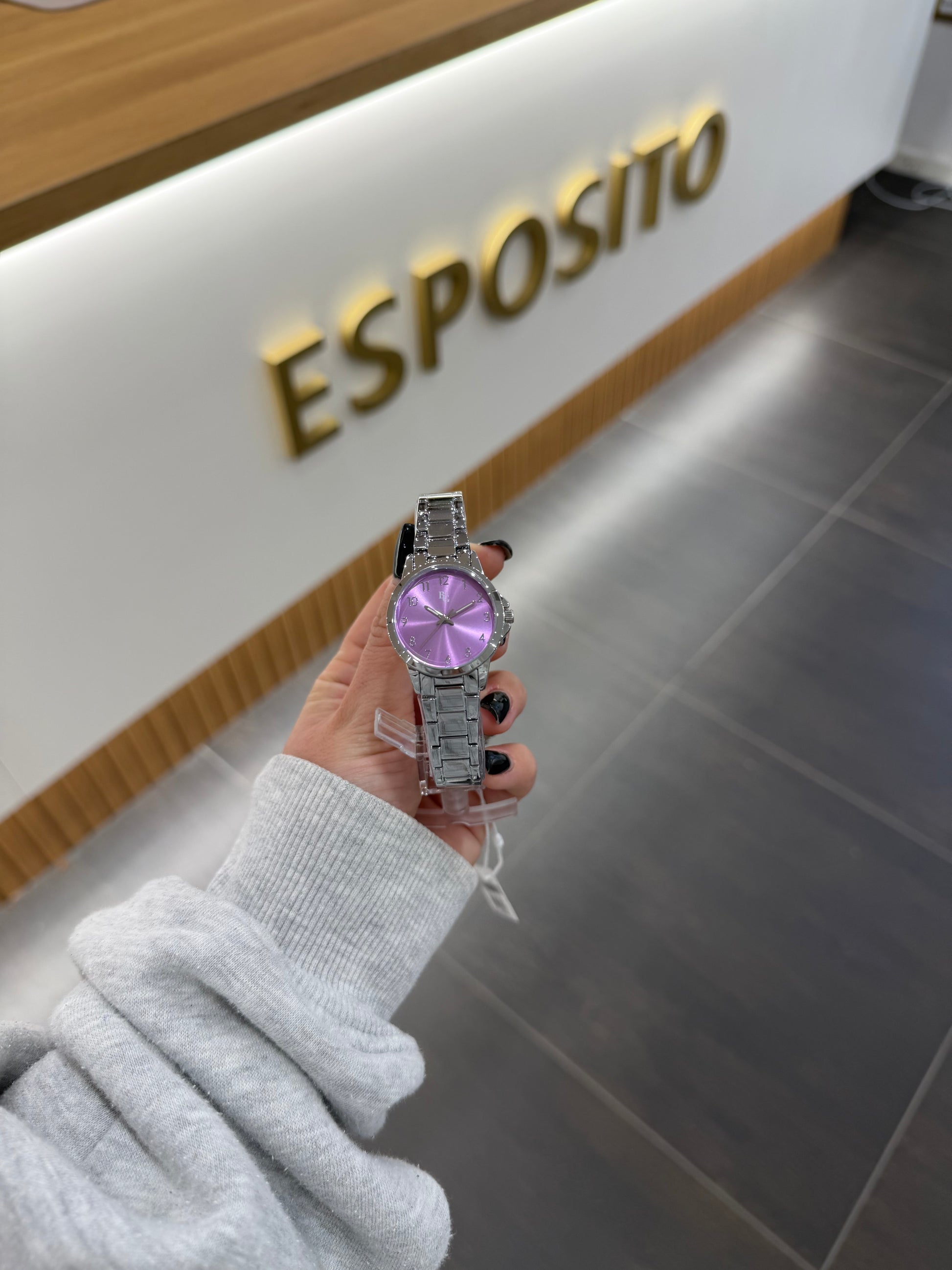 OROLOGIO B&G QUADRANTE VIOLA