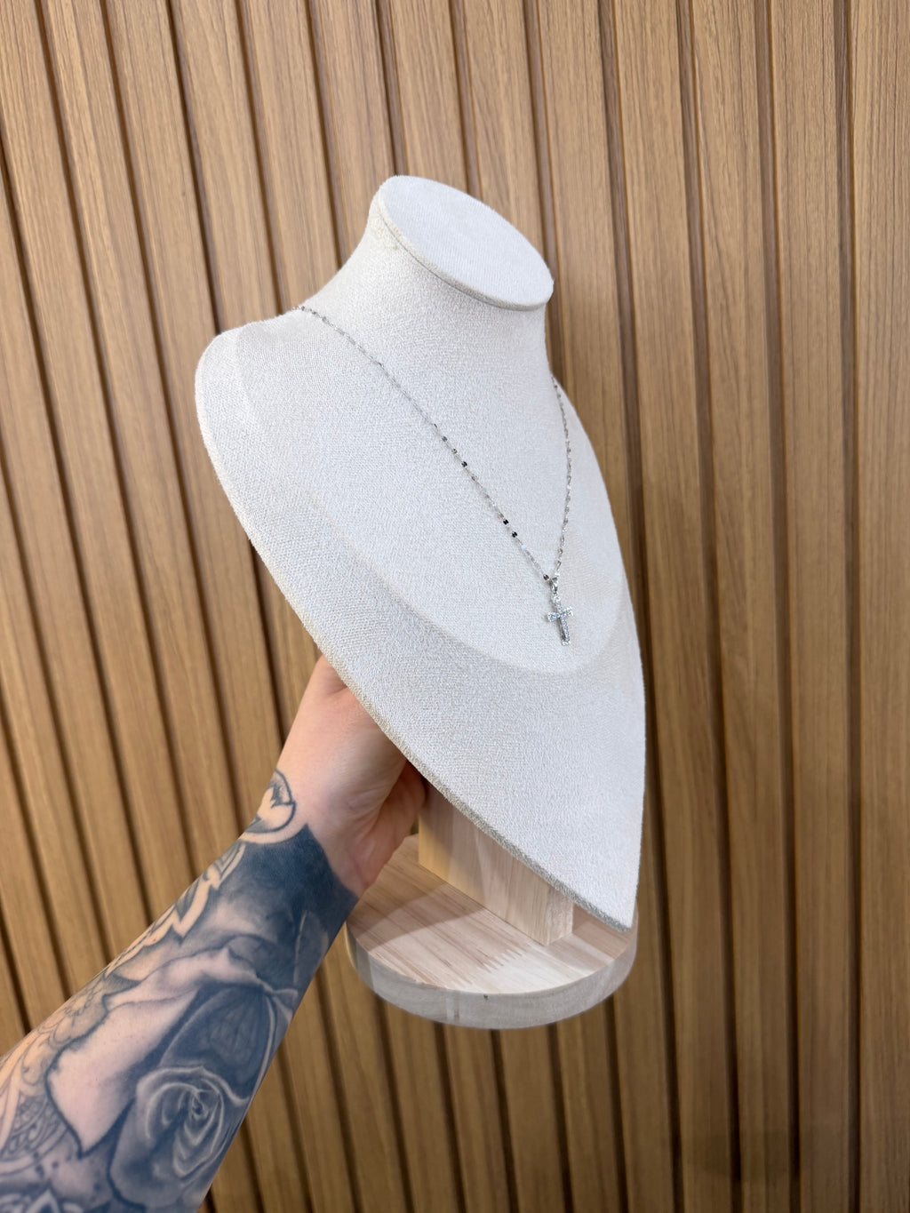 COLLANA ORO 18KT CON CROCE