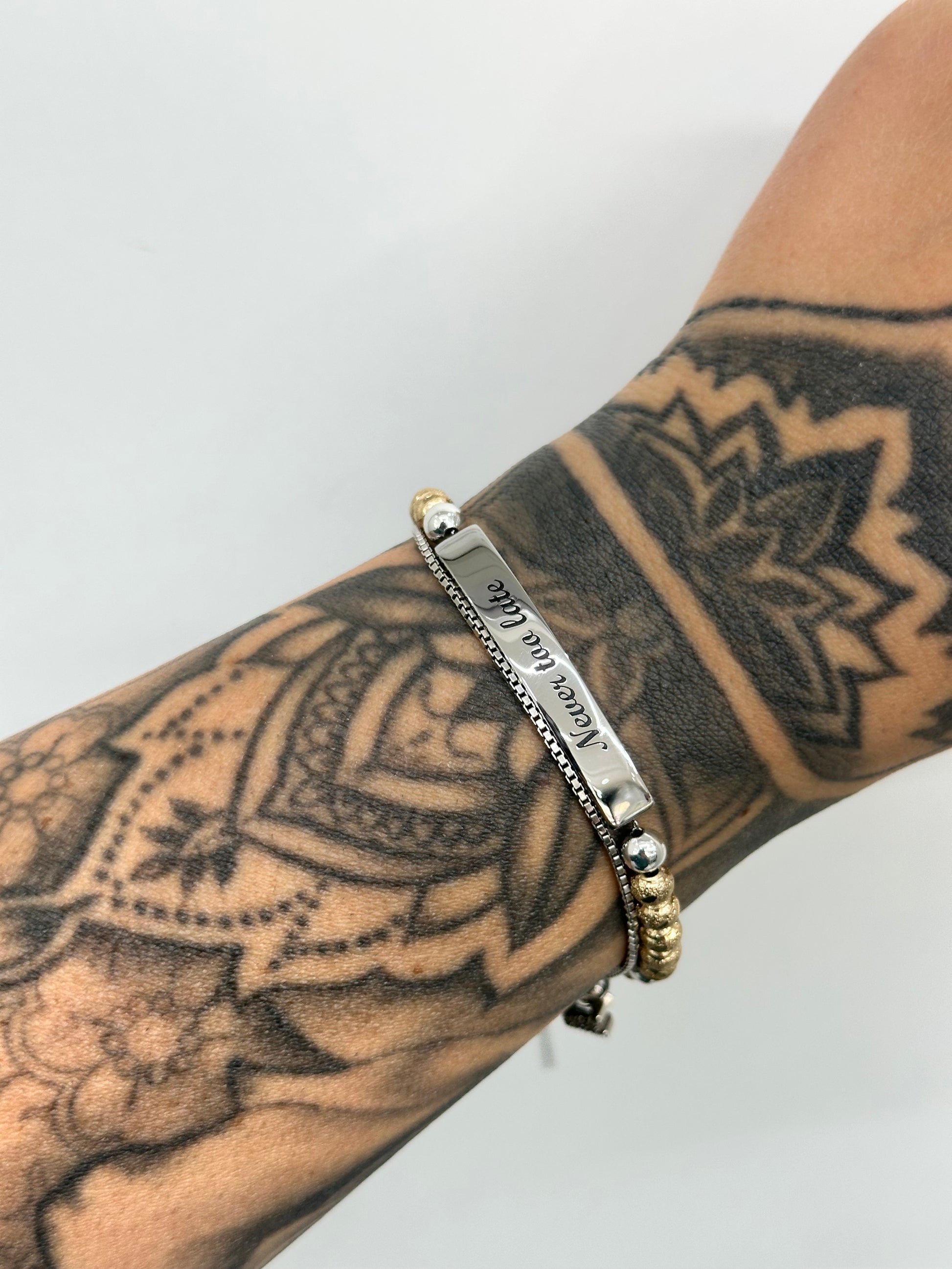 BRACCIALE DEDICATION NEVER TOO LATE