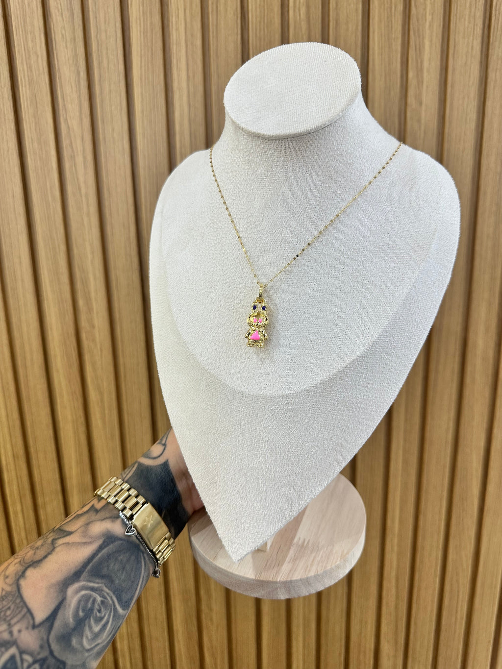 COLLANA LABUBU ORO 18KT