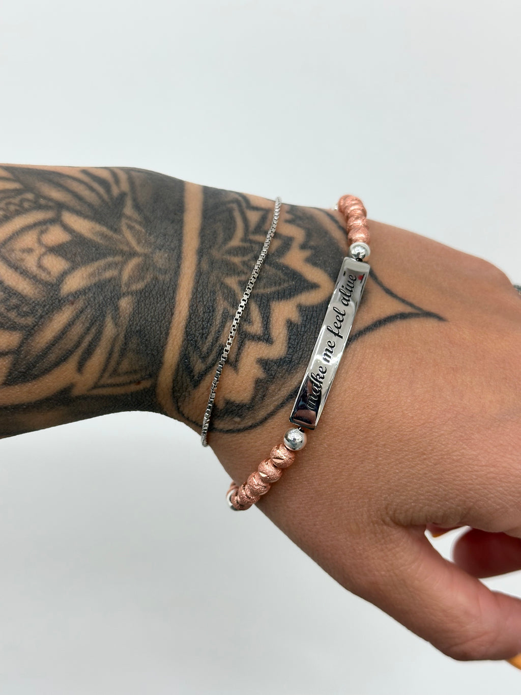 BRACCIALE DEDICATION MAKE ME FEEL ALIVE