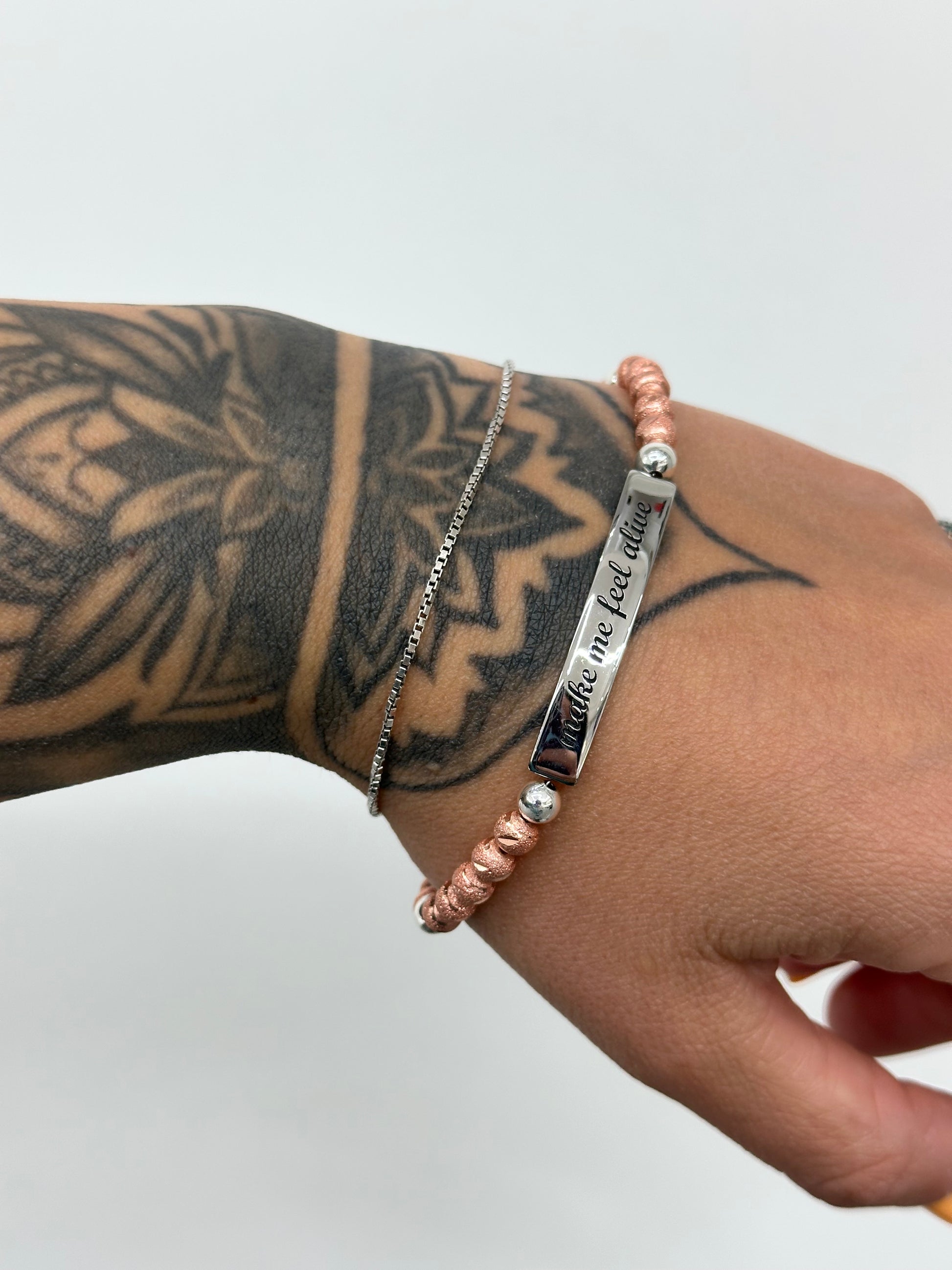 BRACCIALE DEDICATION MAKE ME FEEL ALIVE