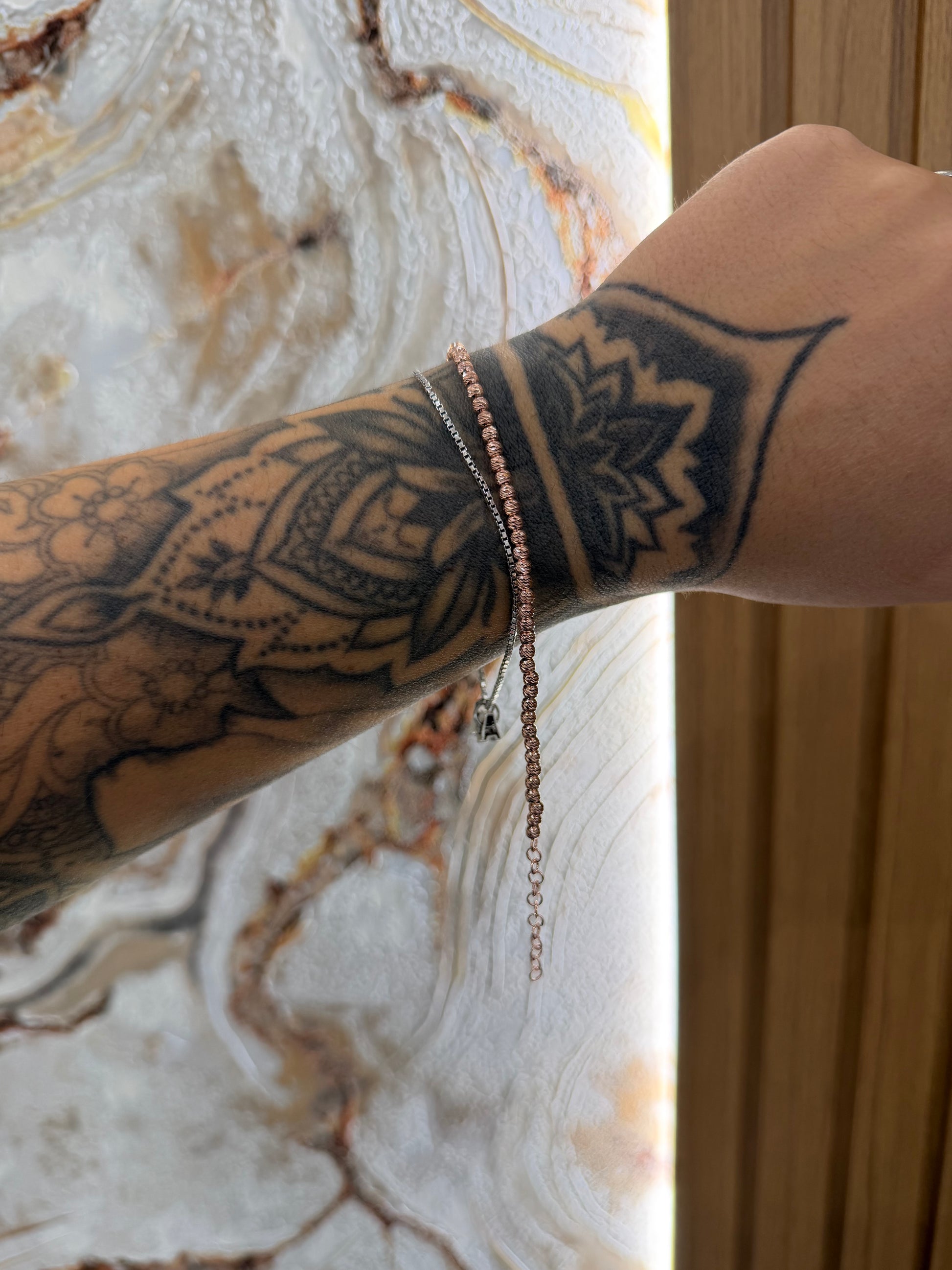 BRACCIALE MILLE LUCI ARGENTO ONE ROSATO