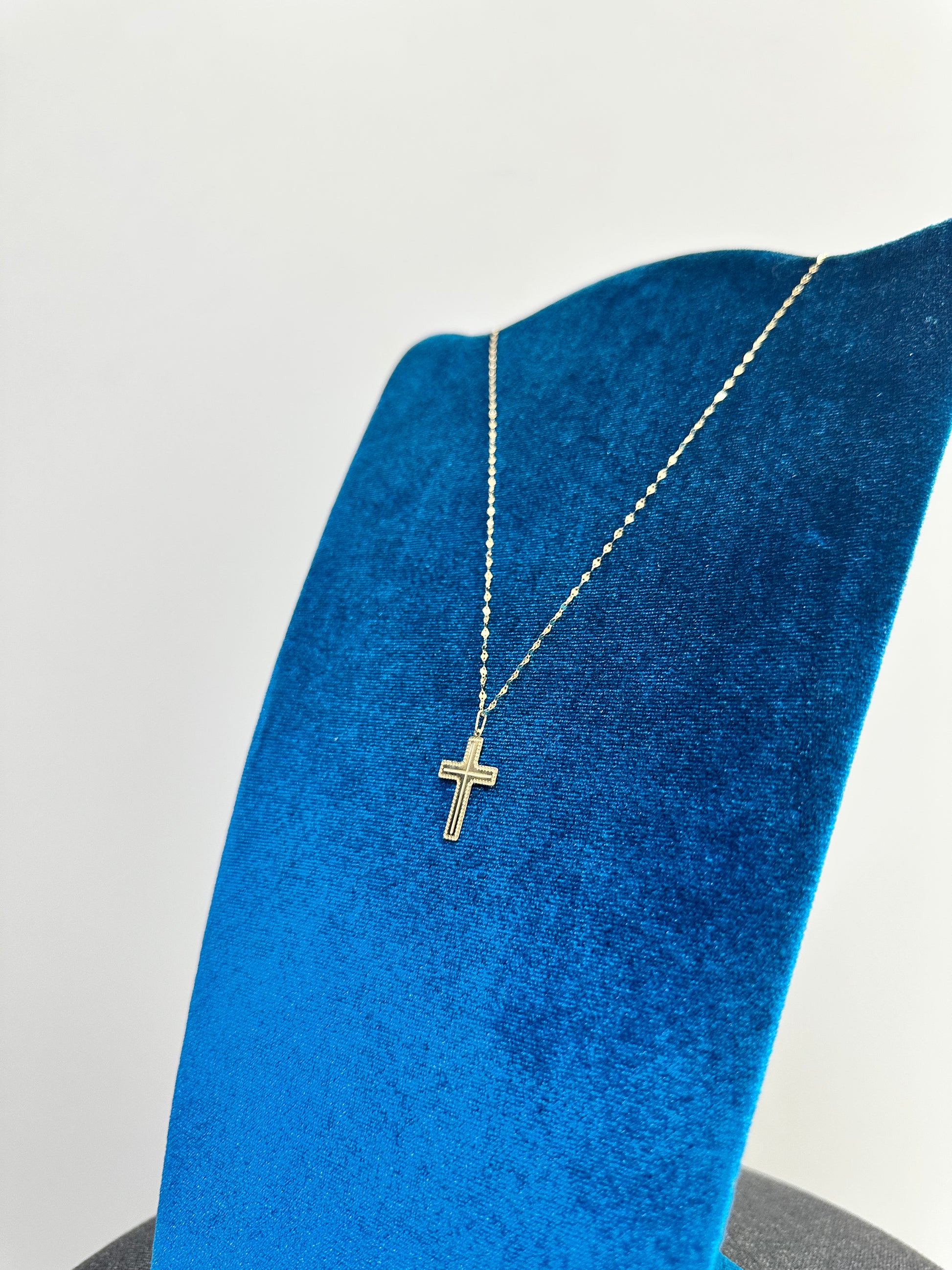 COLLANA CON CROCE ORO 18KT