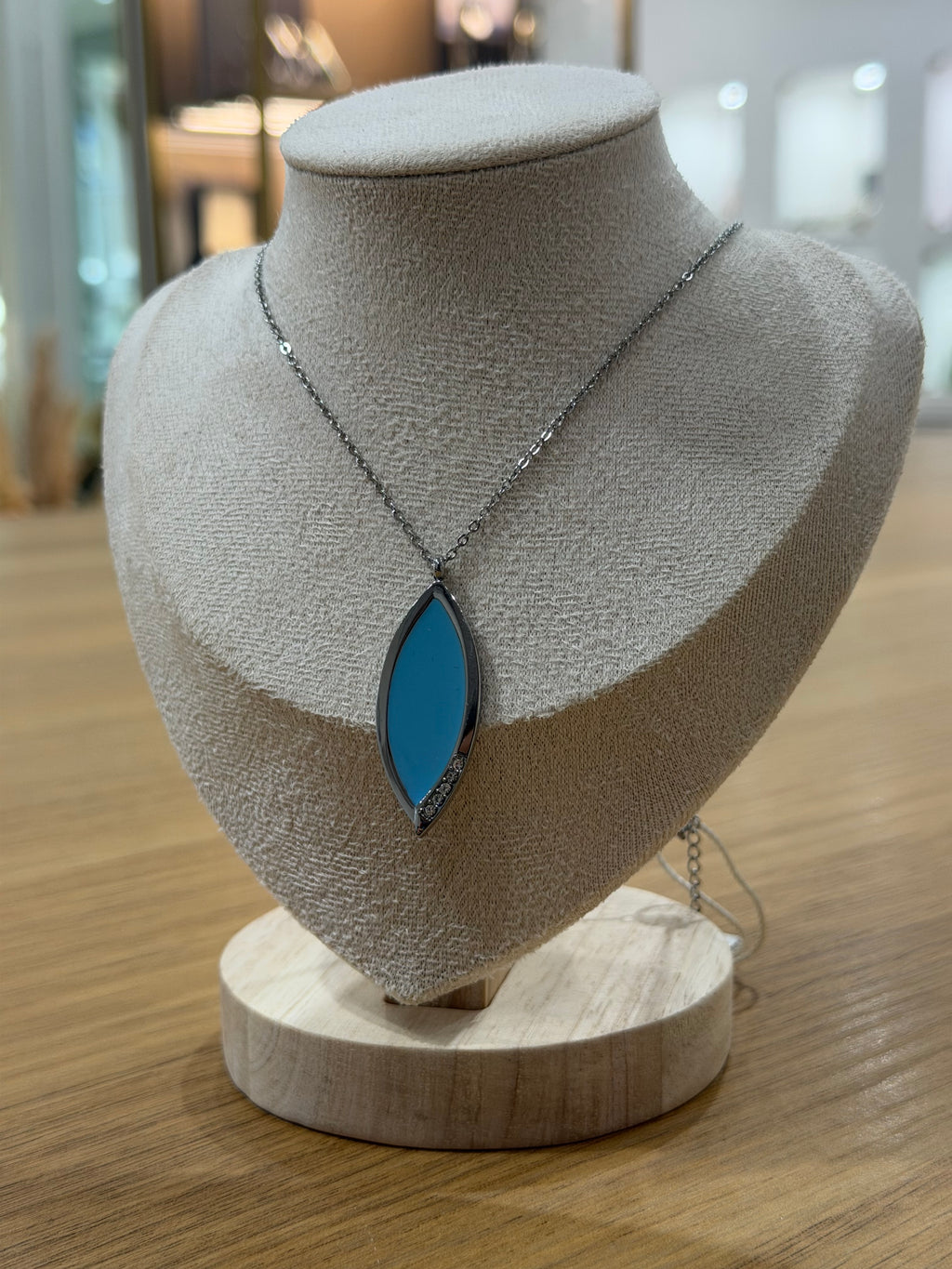 COLLANA GOCCIA SMALTATA MEWO