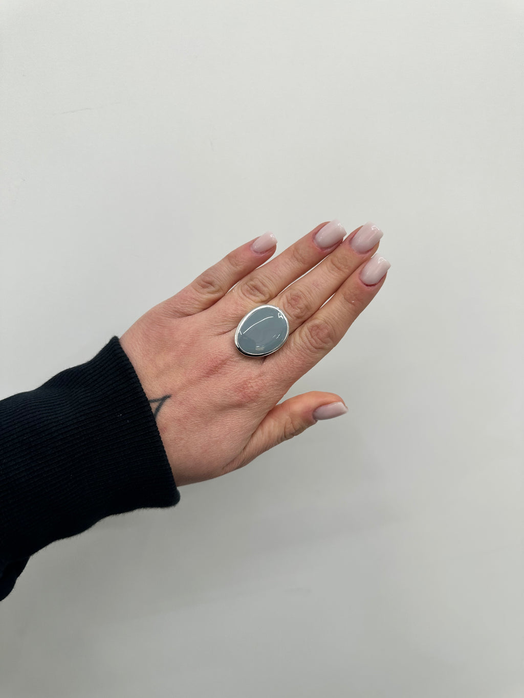 ANELLO OVALE SMALTATO