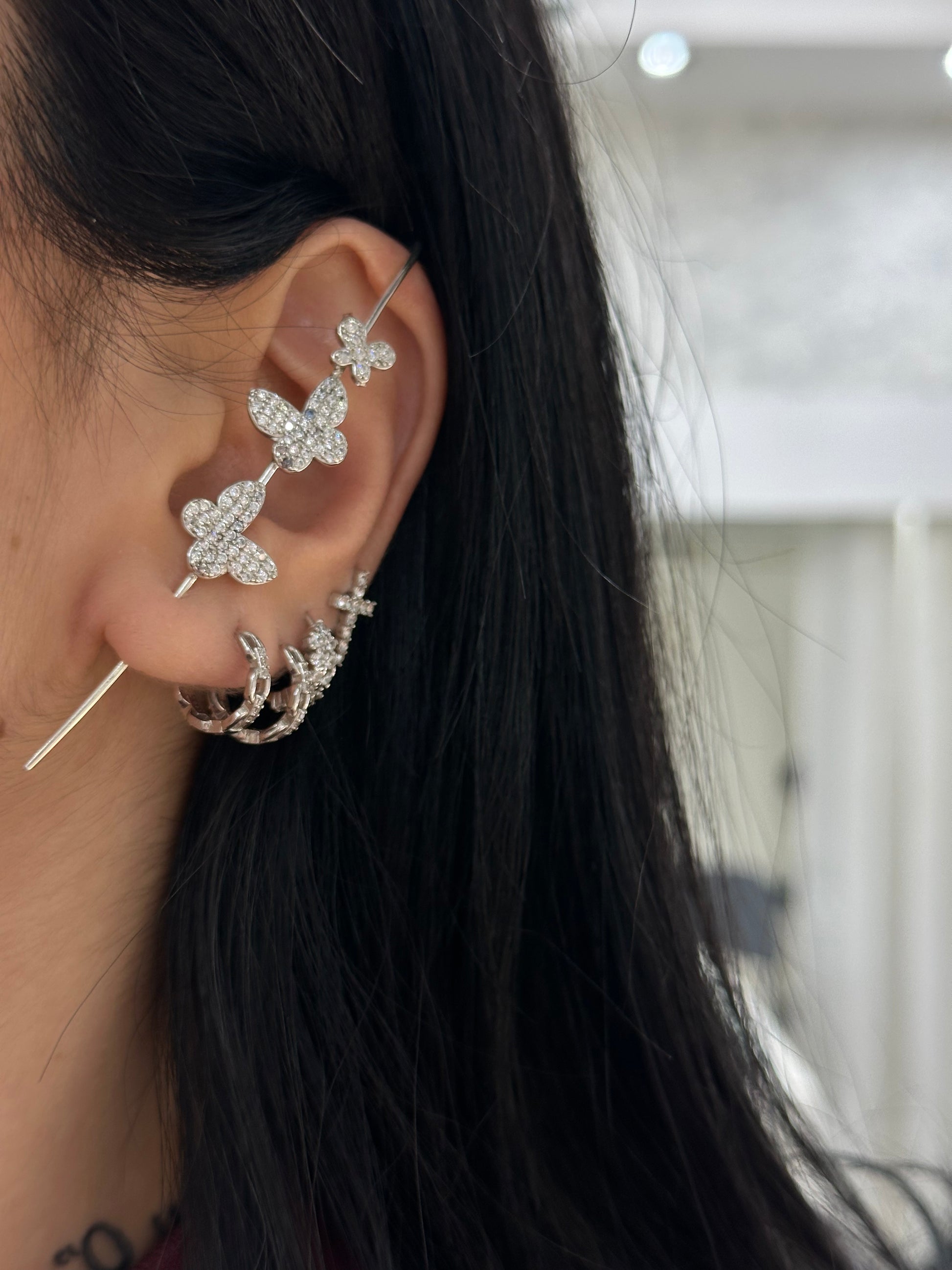 ORECCHINO BUTTERFLY ARGENTO 925