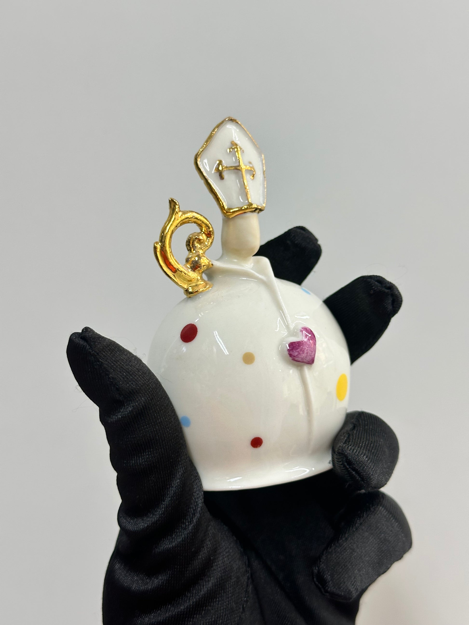 CAMPANA SAN GENNARO CERAMICA DI CAPODIMONTE