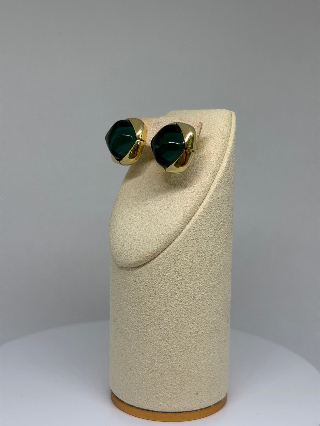 ORECCHINI FEDELE TOPPA GREEN ARGENTO 925