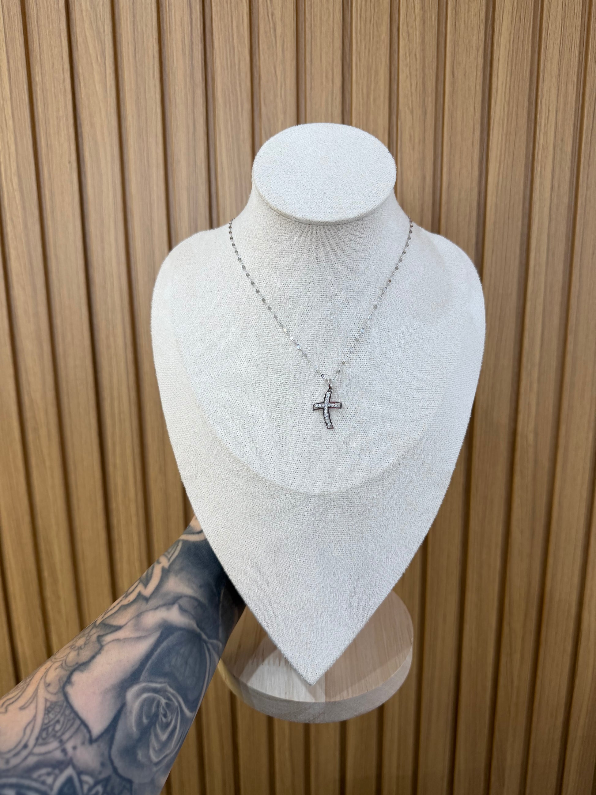 COLLANA ORO 18KT CON CROCE