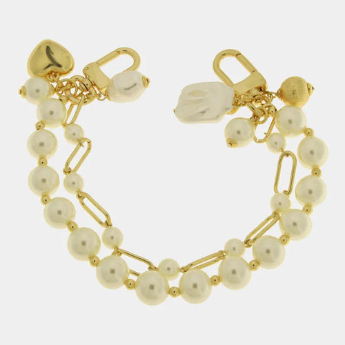 ACCESSORIO AMO VENEZIA DOPPIA CATENA CON PERLE