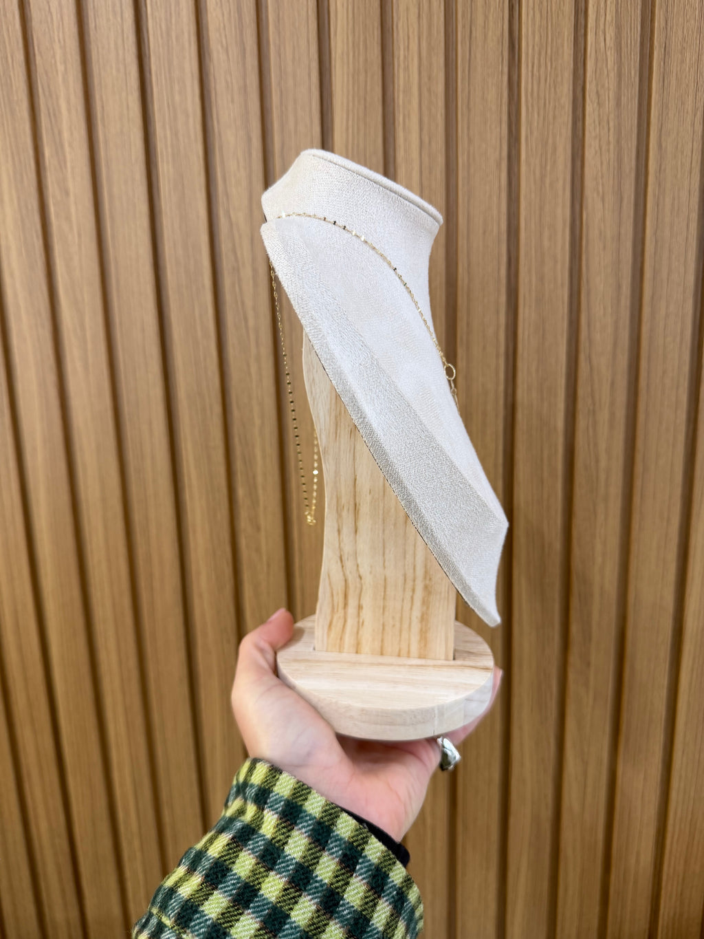 COLLANA ORO 18KT SPECCHIATA CON CIONDOLO CROCE