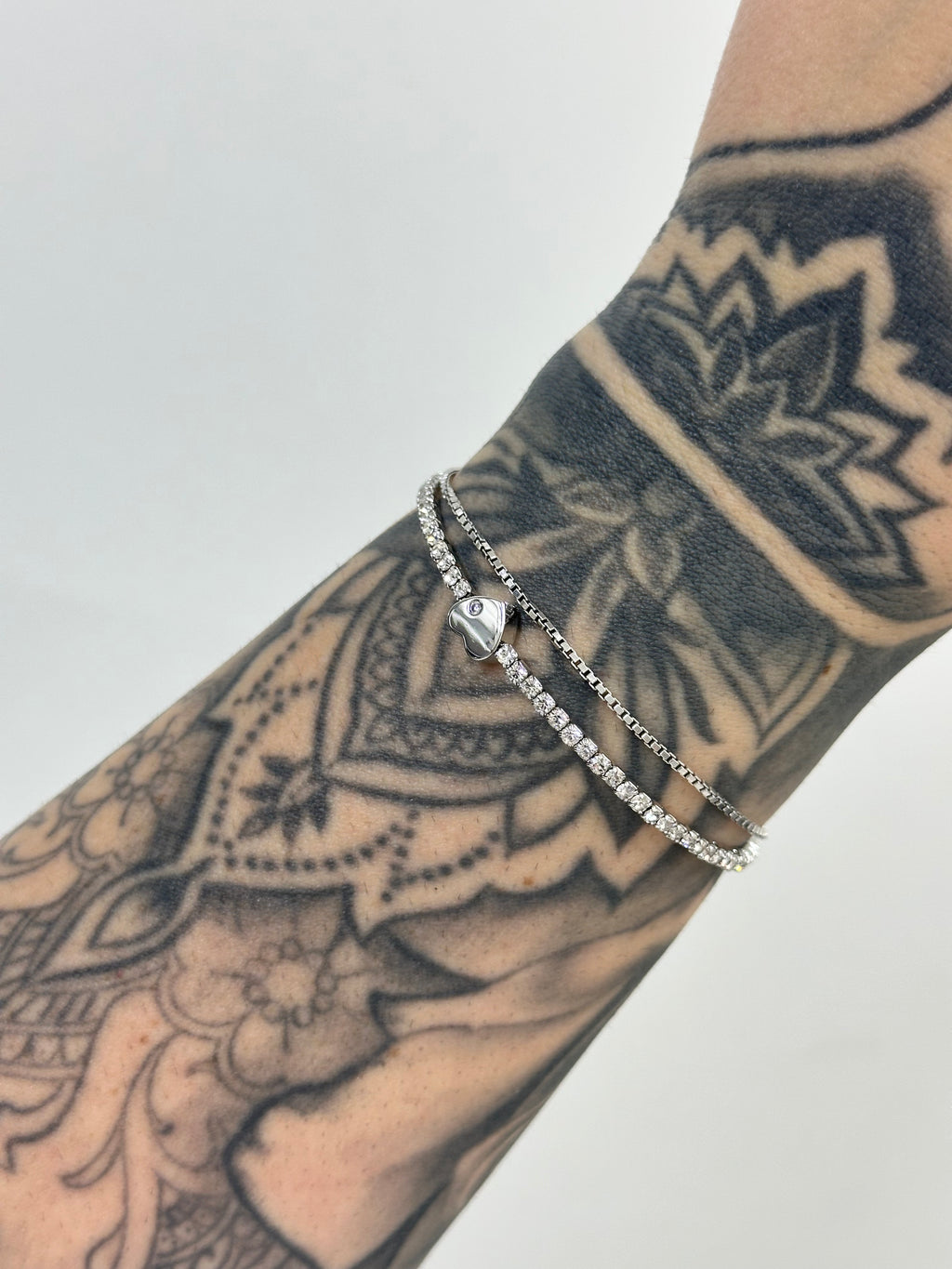 BRACCIALE TENNIS CUORE