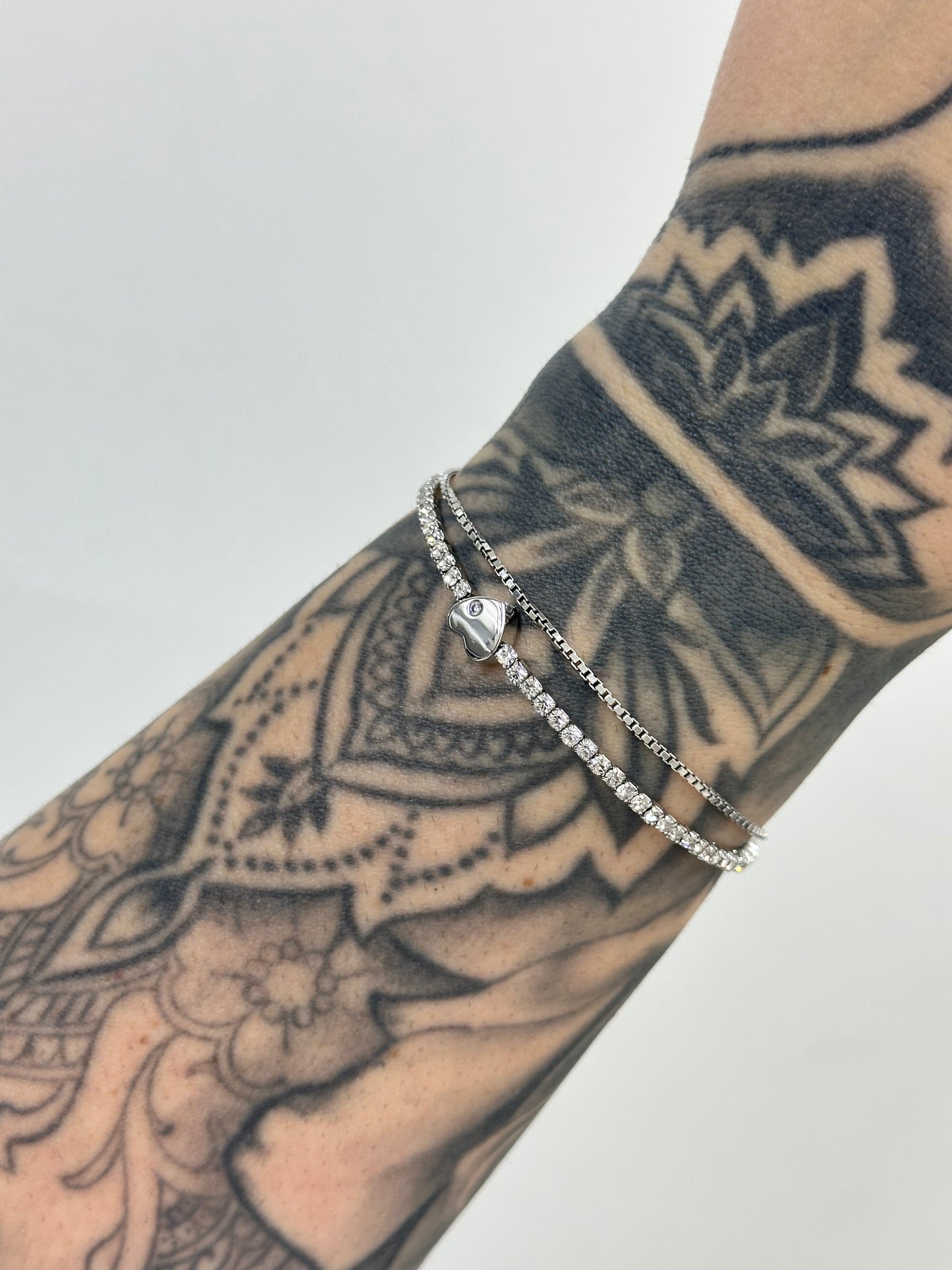 BRACCIALE TENNIS CUORE