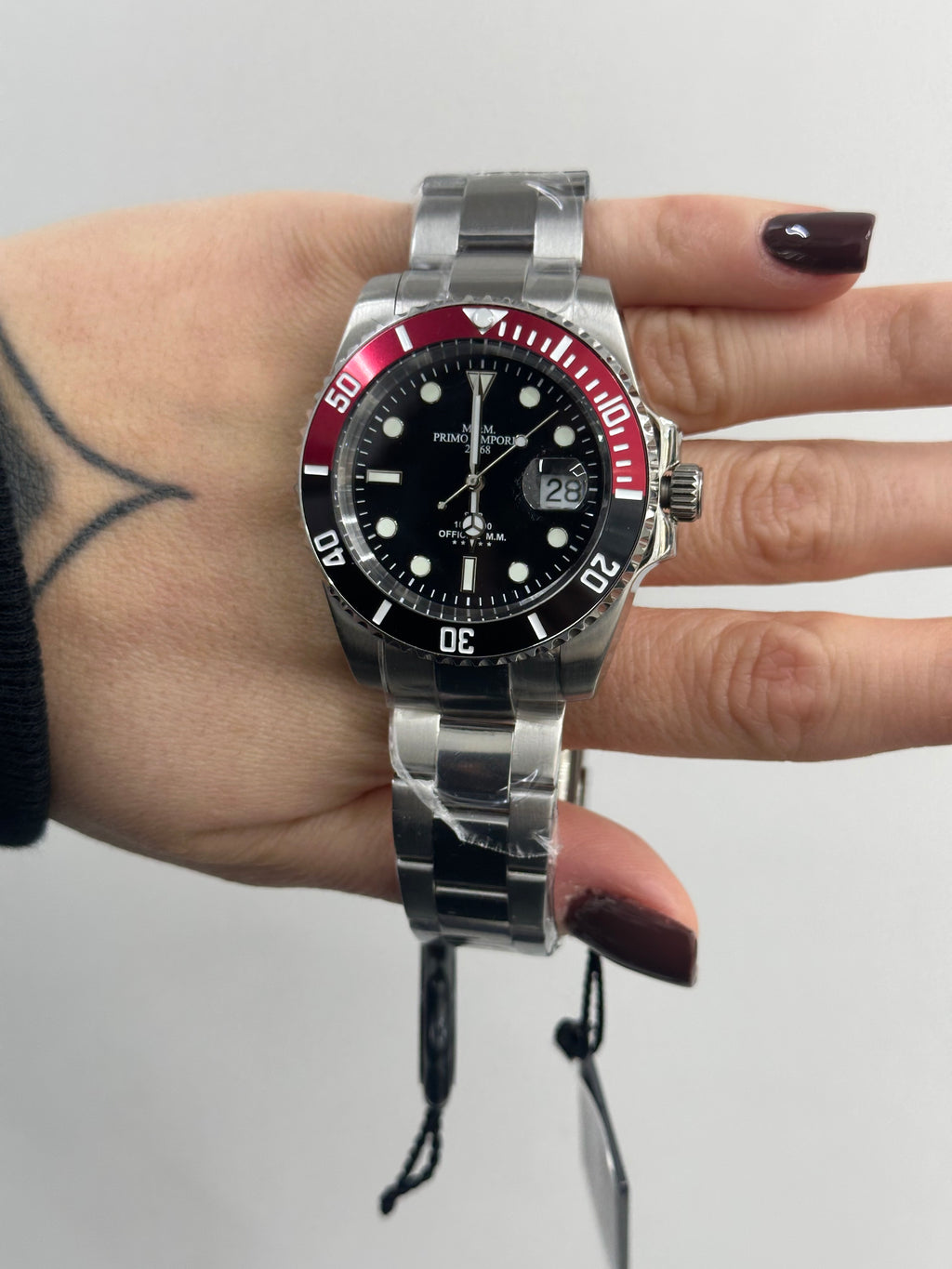 OROLOGIO PRIMO EMPORIO NERO E ROSSO