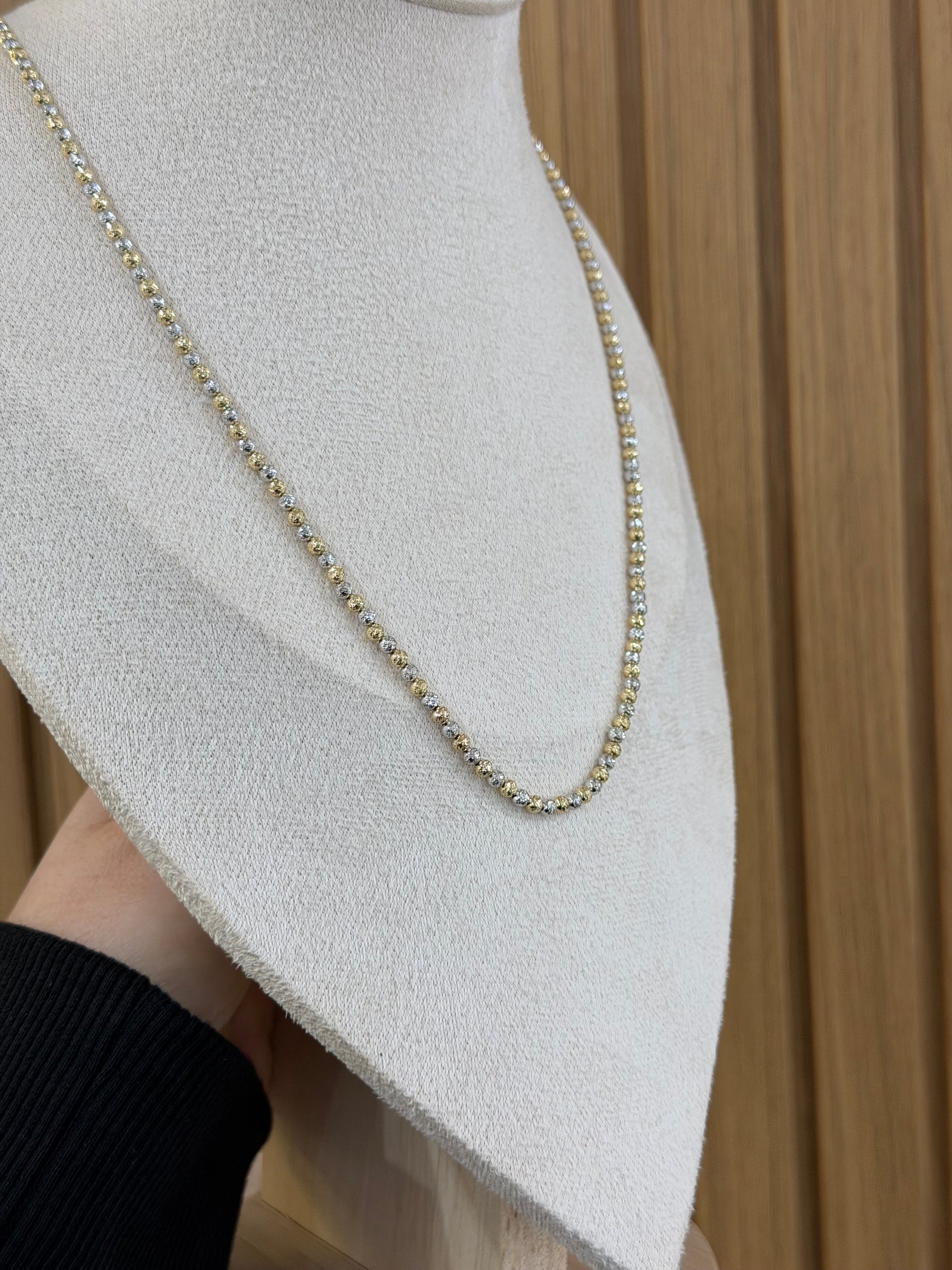 COLLANA MILLE LUCI ORO 18KT BICOLORE