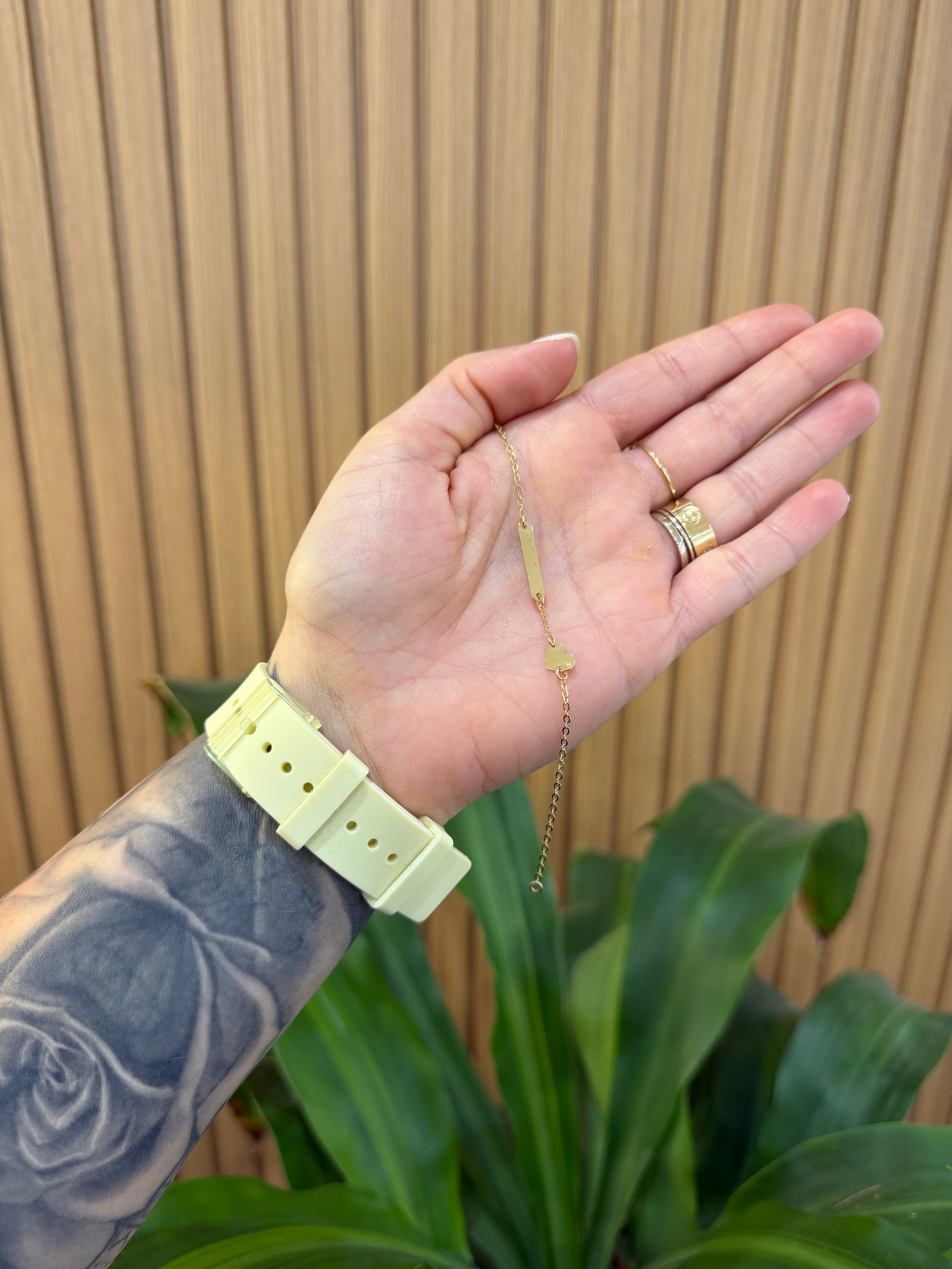 BRACCIALE BATTESIMALE CON CUORE ORO 18KT