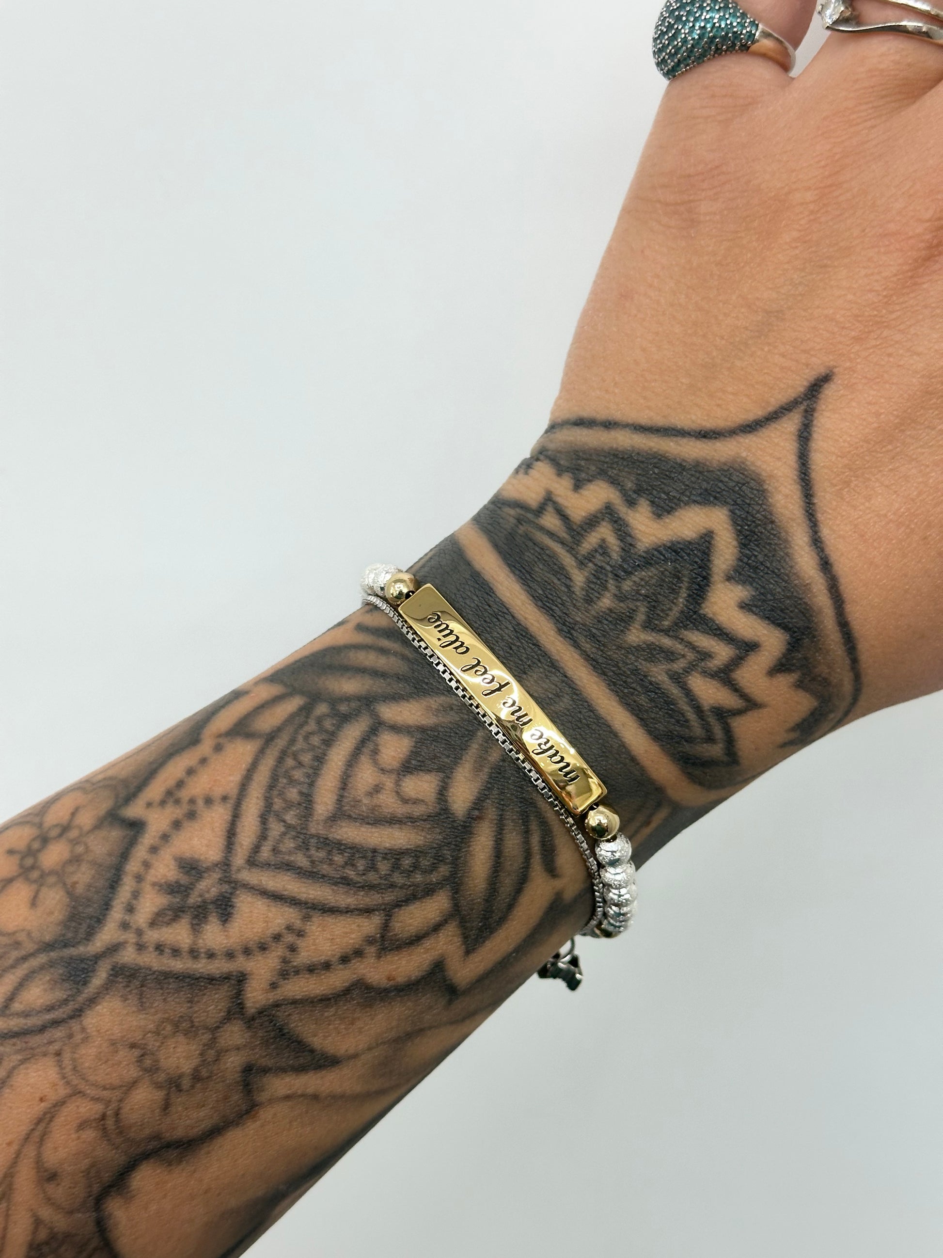 BRACCIALE DEDICATION MAKE ME FEEL ALIVE