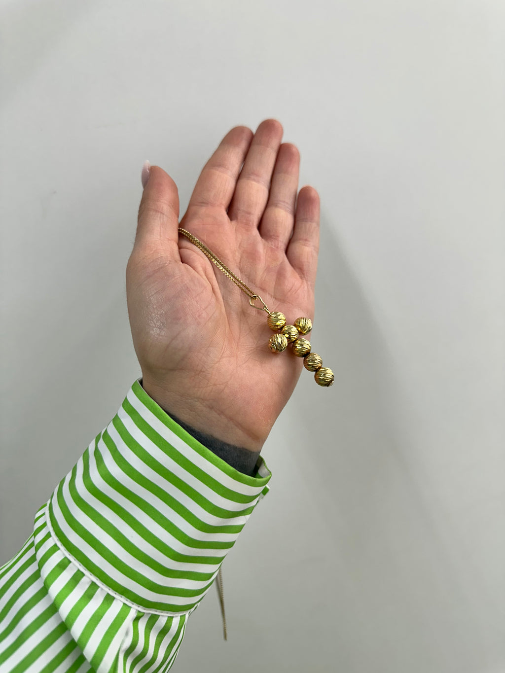 COLLANA CROCE MILLE LUCI ARGENTO DORATO