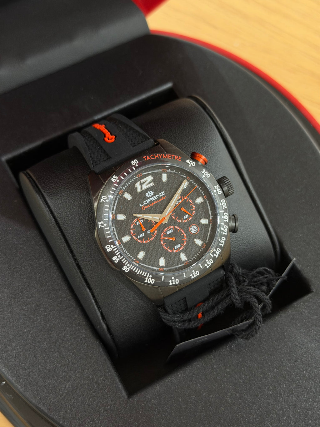 OROLOGIO LORENZ GRANPREMIO ARANCIONE