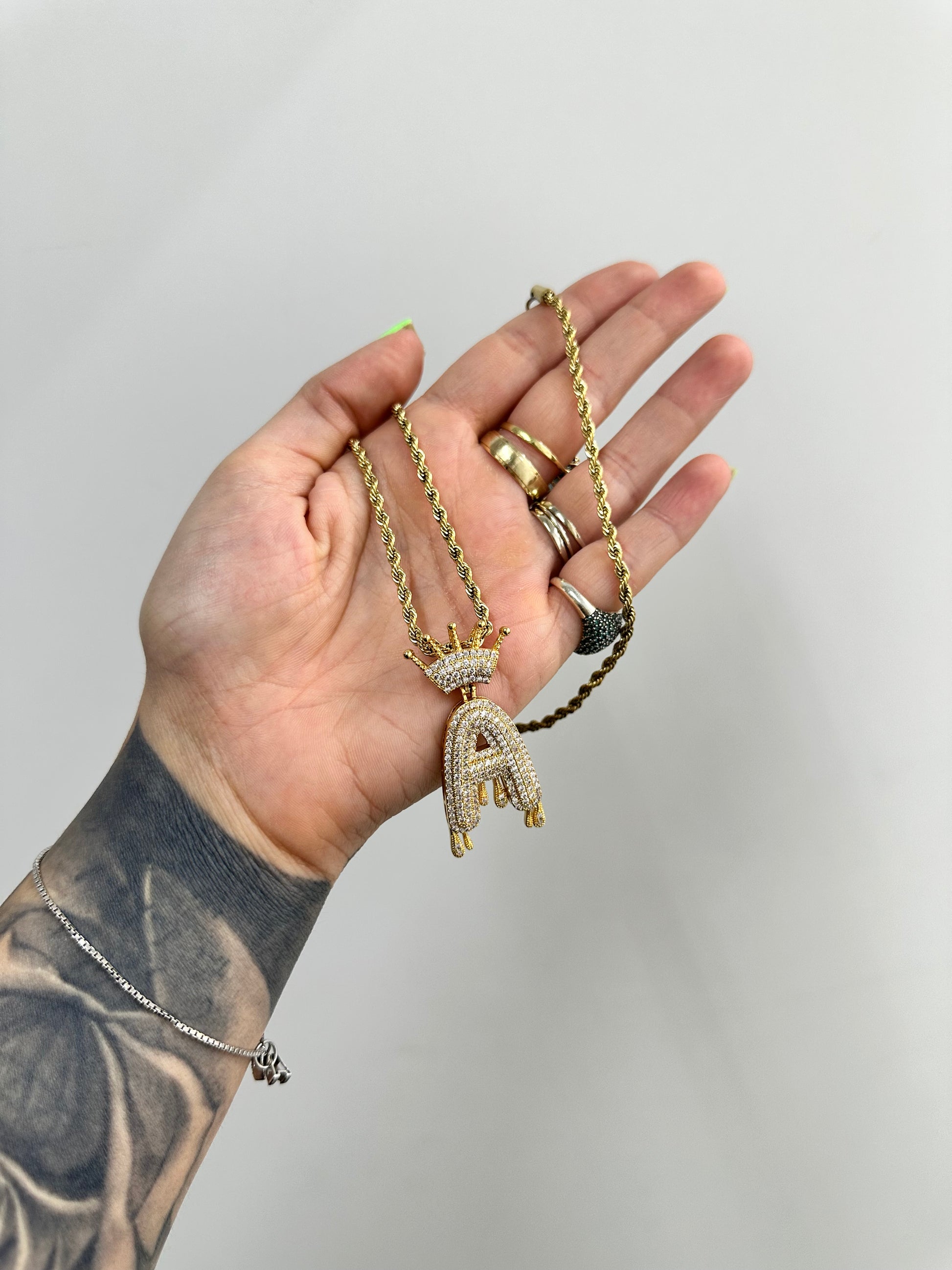 COLLANA INIZIALE DIFFERENT ACCIAIO