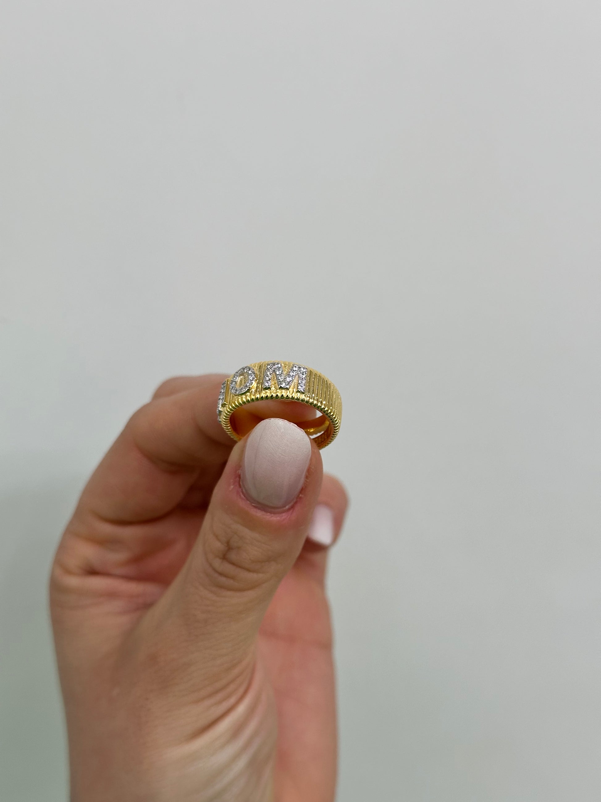 ANELLO FASCIA MOM ARGENTO 925