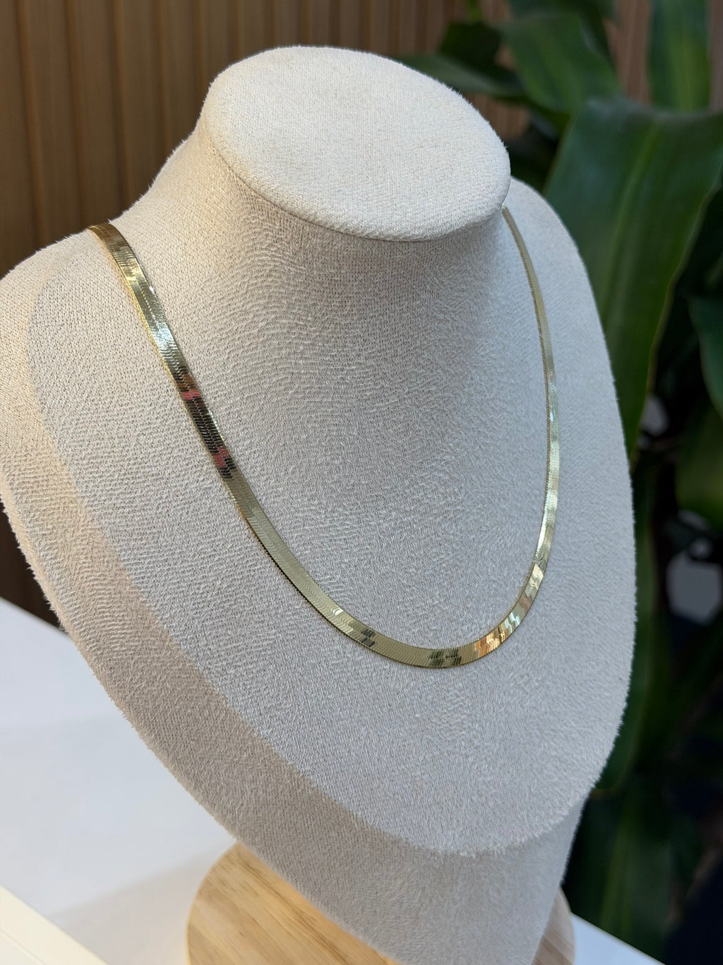 COLLANA PIATTINA ARGENTO 925 CON DORATURA