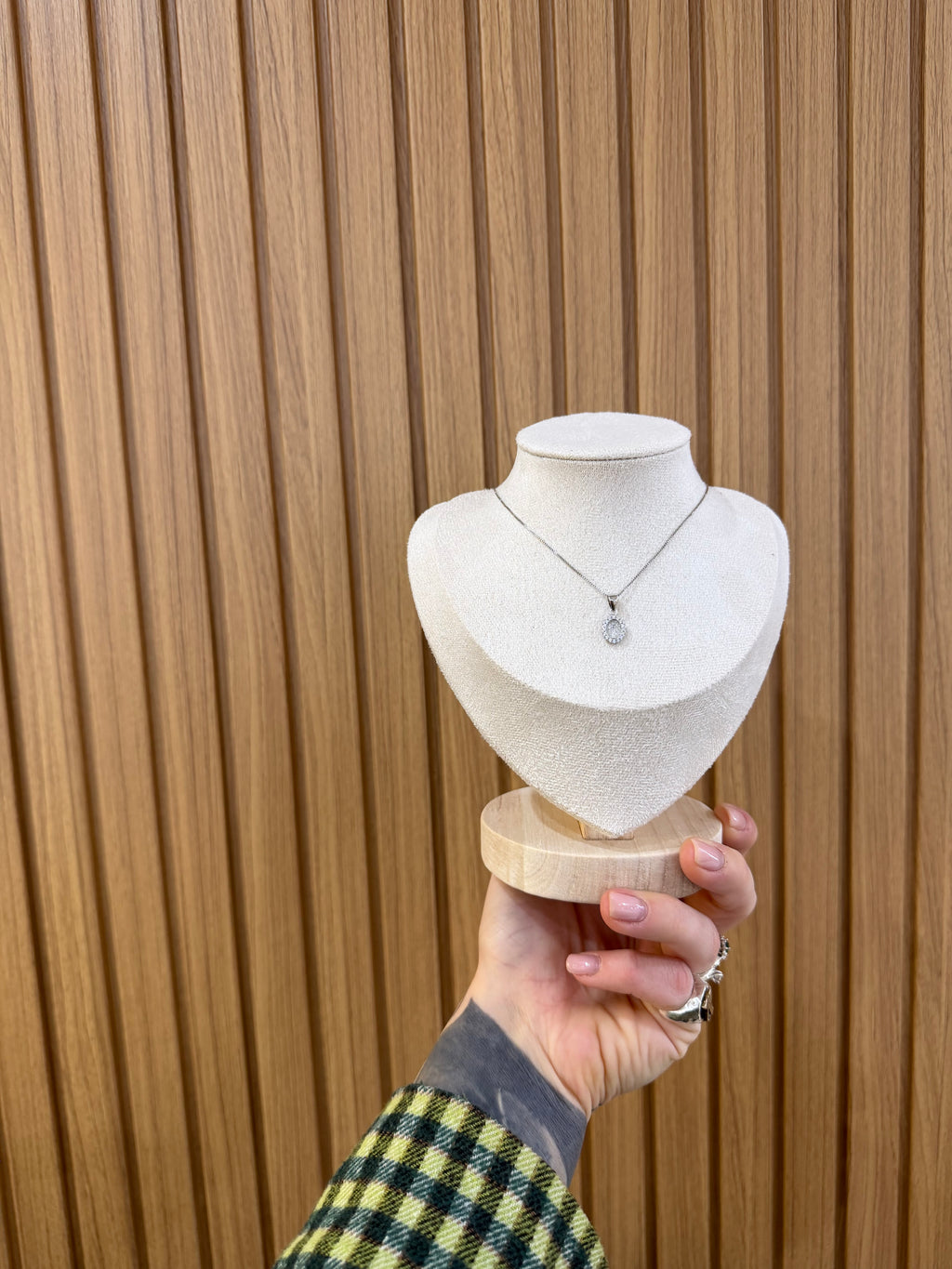 COLLANA MADONNINA PICCOLA ARGENTO 925