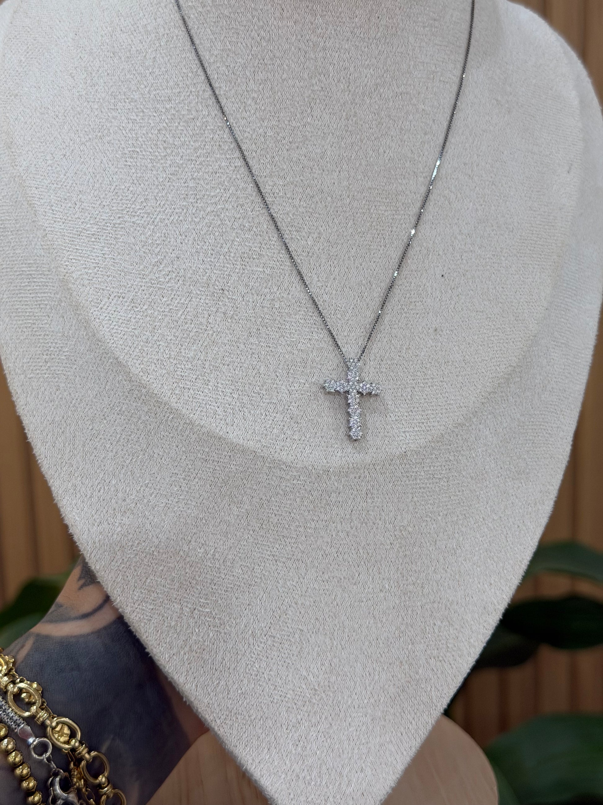COLLANA ARGENTO 925 CON CROCE FLAWLESS