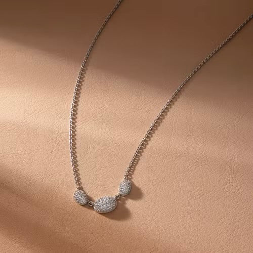 COLLANA MORELLATO PAVÈ ARGENTO 925