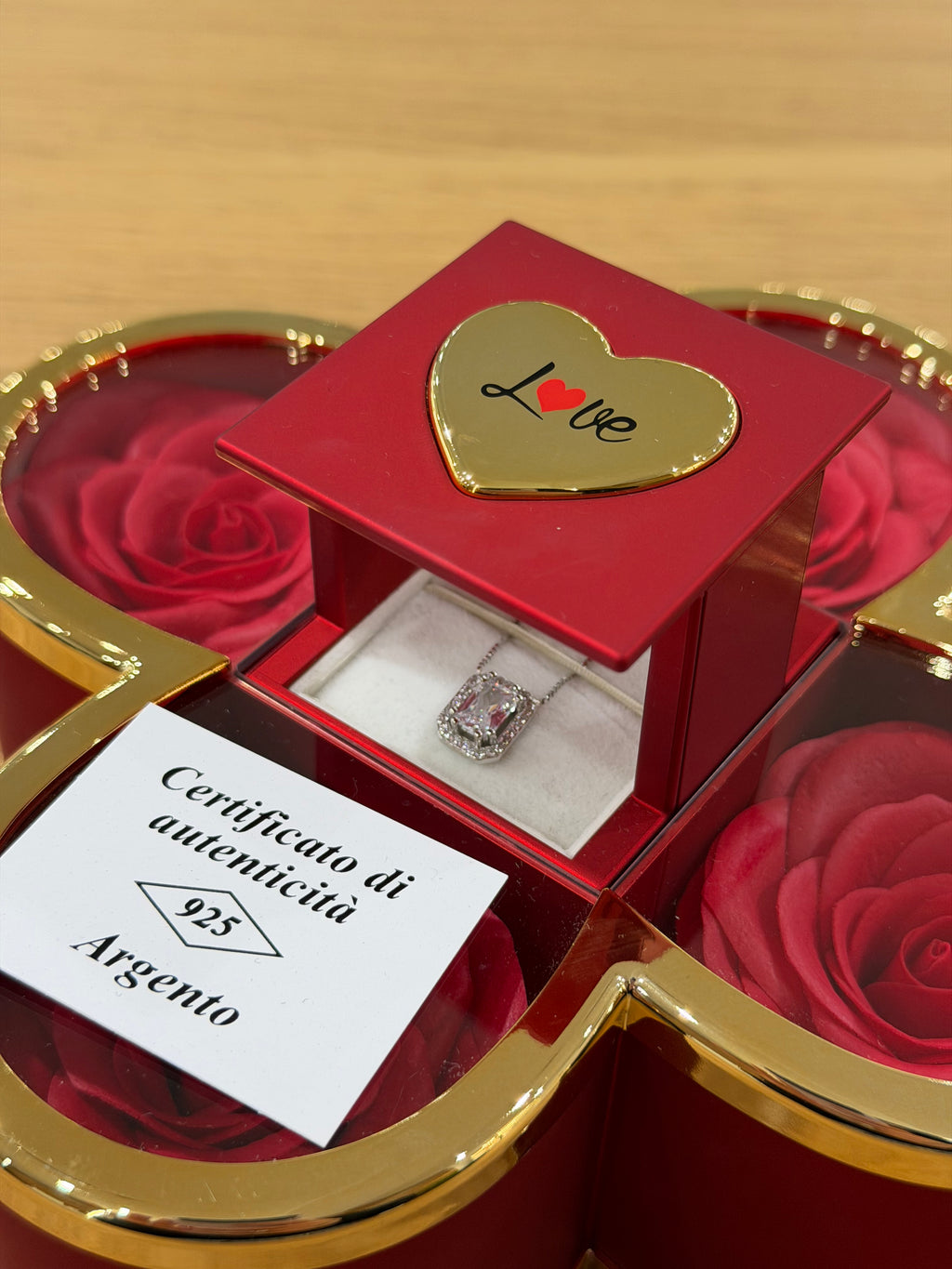 BOX IMPERIAL CON COLLANA WISH ARGENTO 925