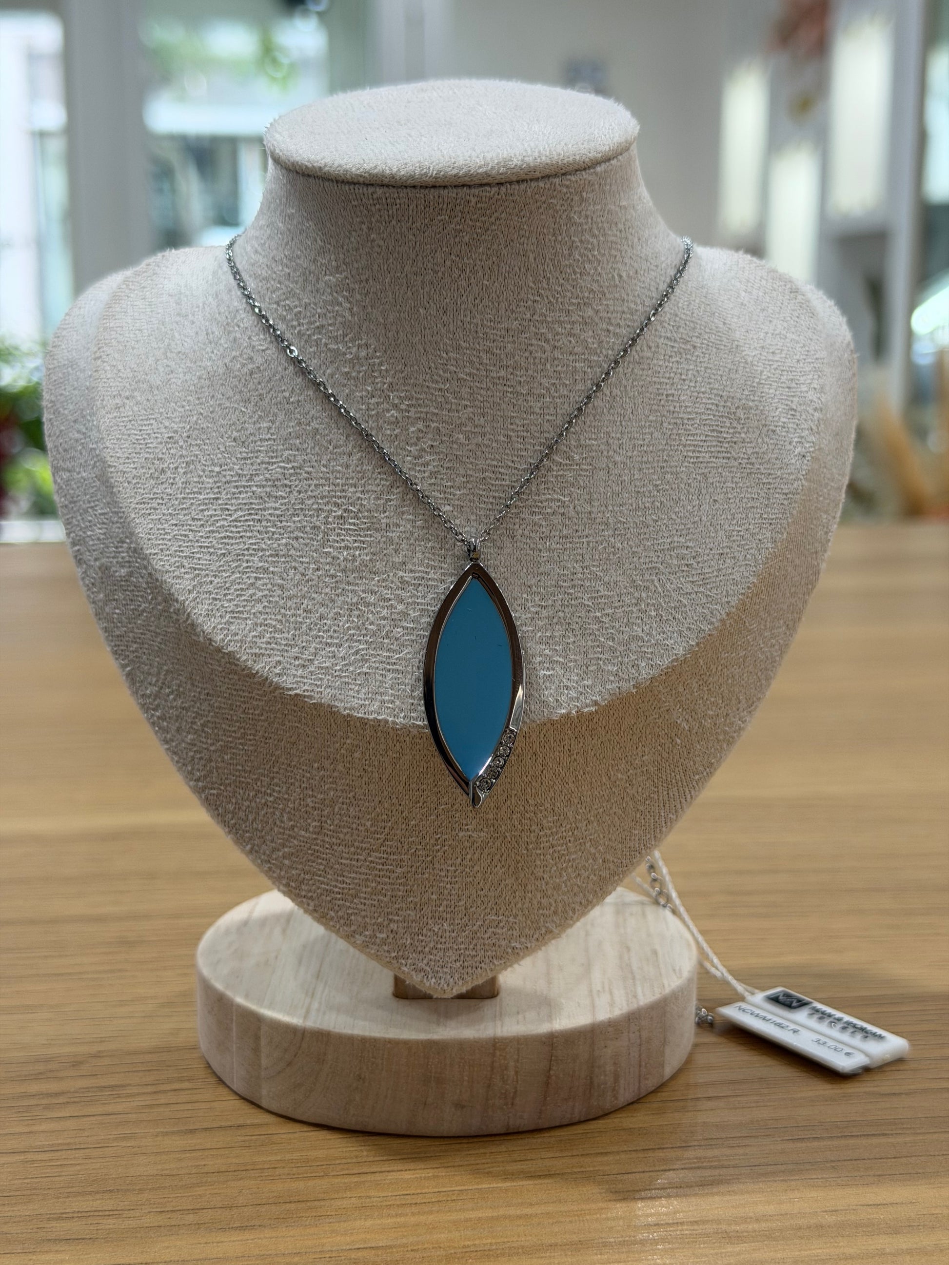 COLLANA GOCCIA SMALTATA MEWO