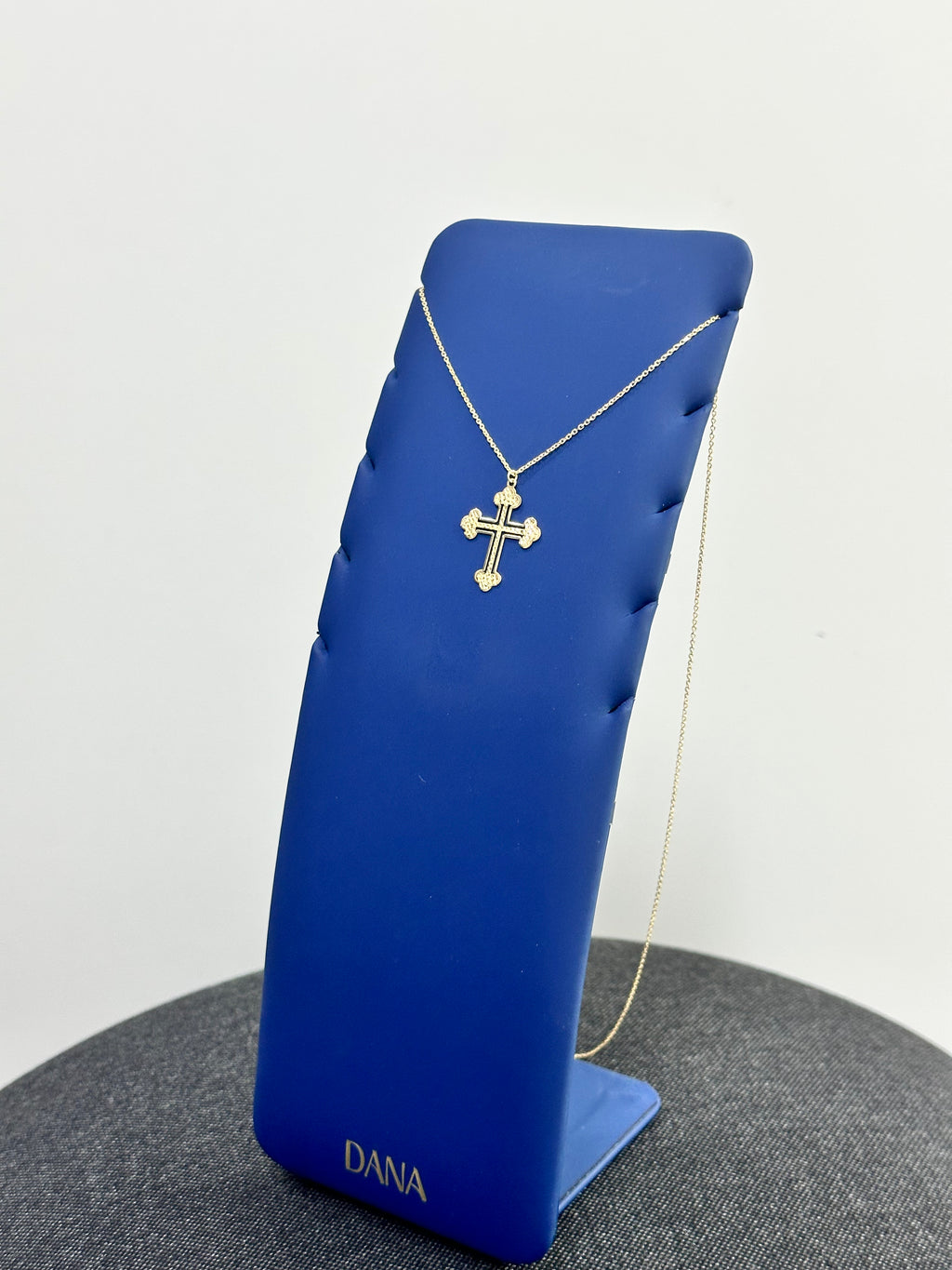 COLLANA CON CROCE ORO 9 CARATI