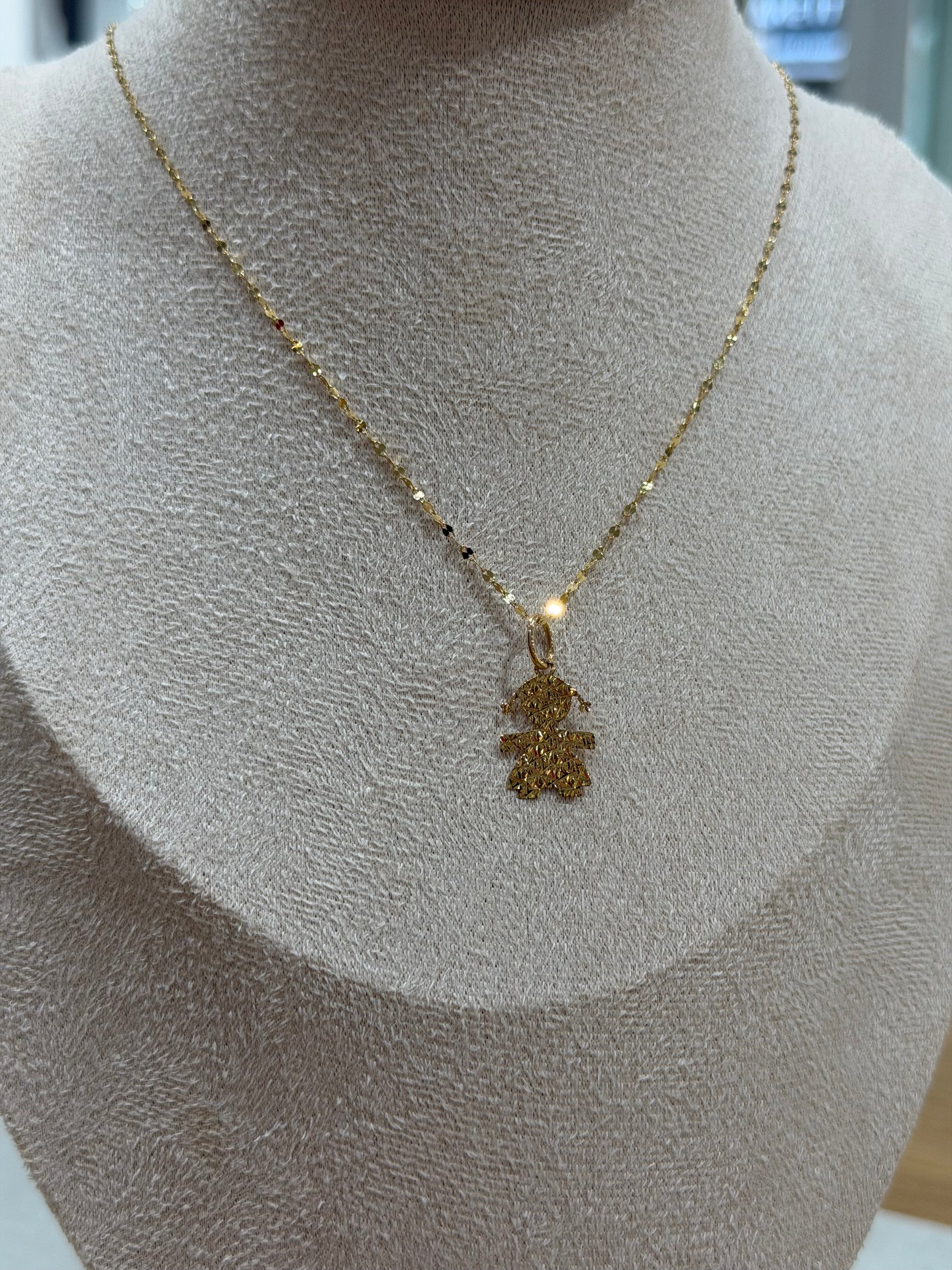 COLLANA BIMBA ORO 18KT
