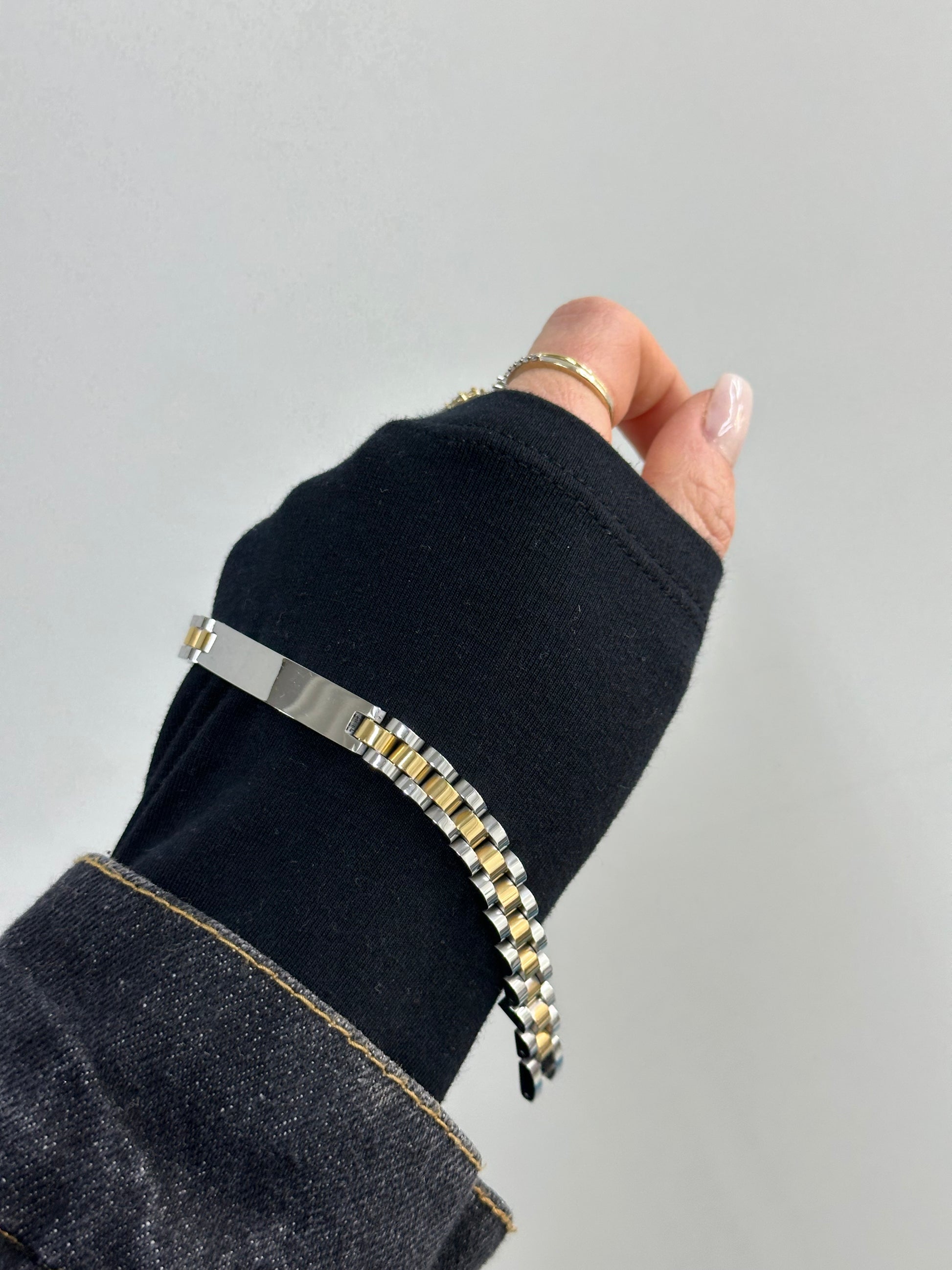 BRACCIALE ACCIAIO MAGLIA JUBILEE